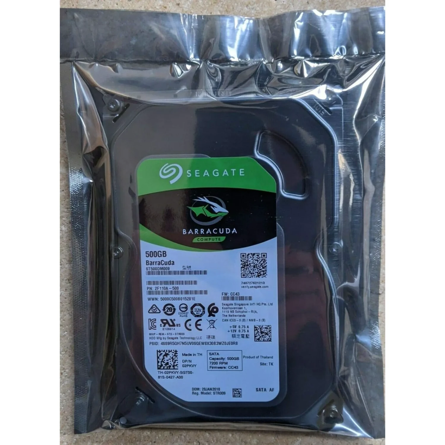 Disco Duro New Pull 500gb Barracuda — foto 2