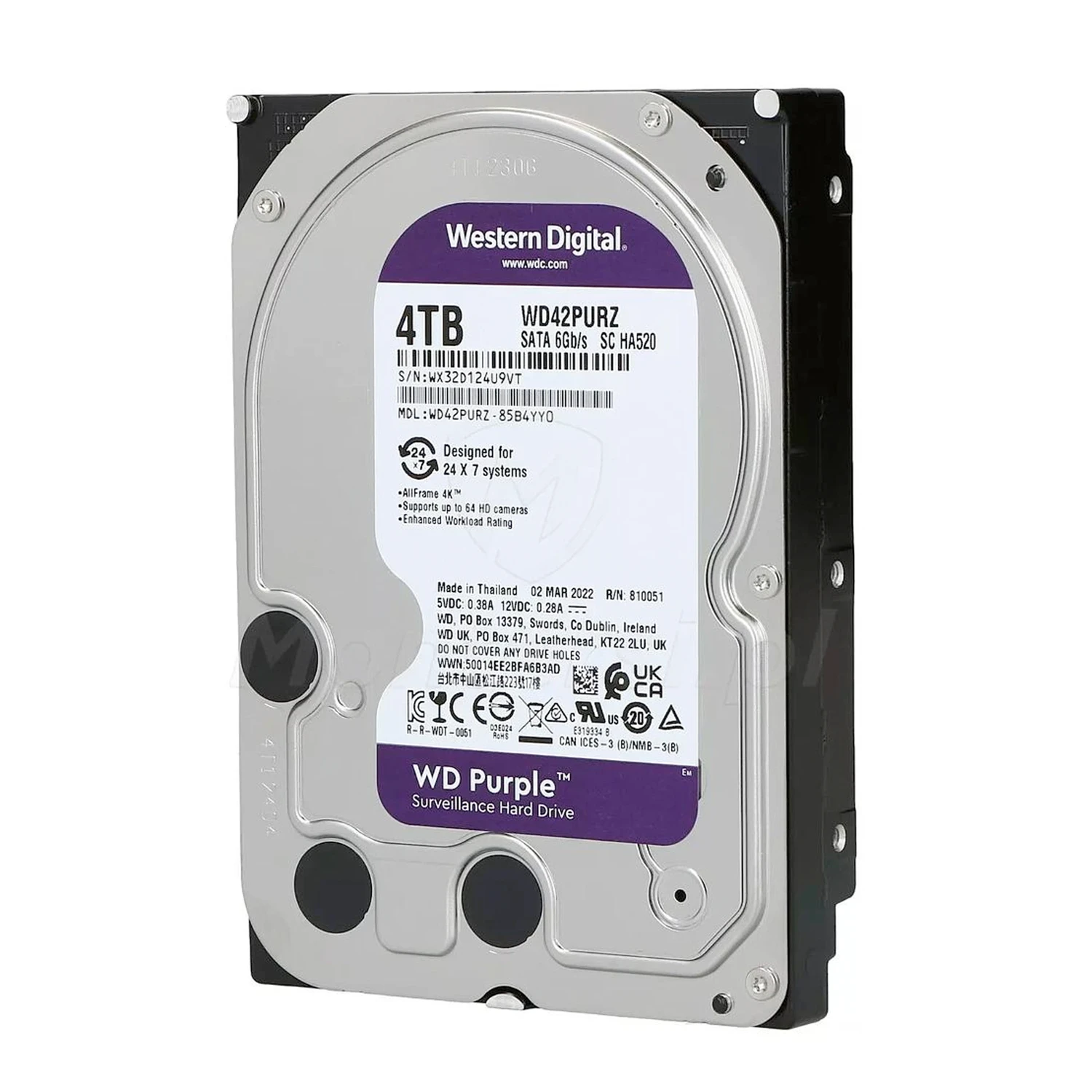 Disco Duro WD 4tb Purpura — foto 1