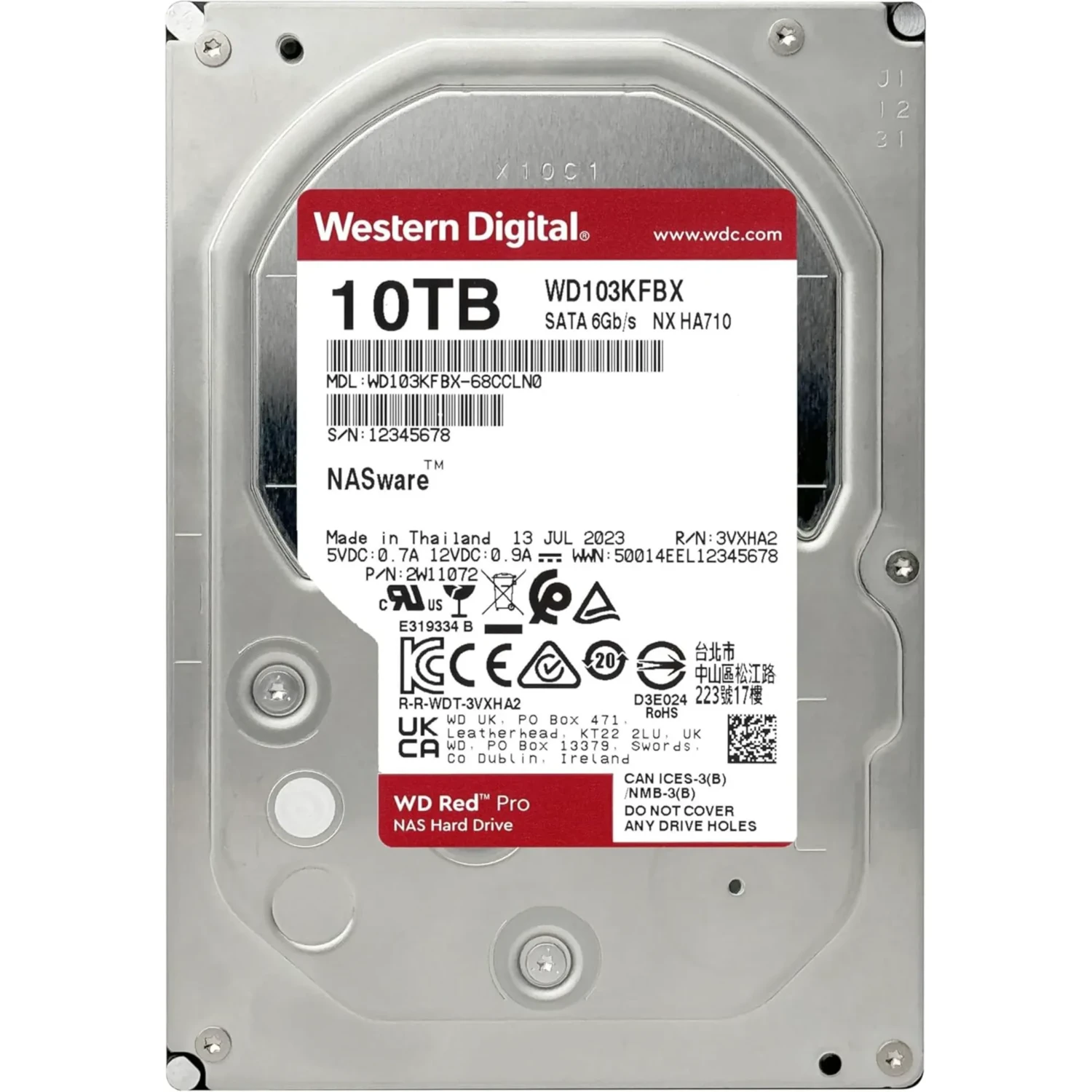 Disco Duro Red Pro 10tb 3.5" — foto 2