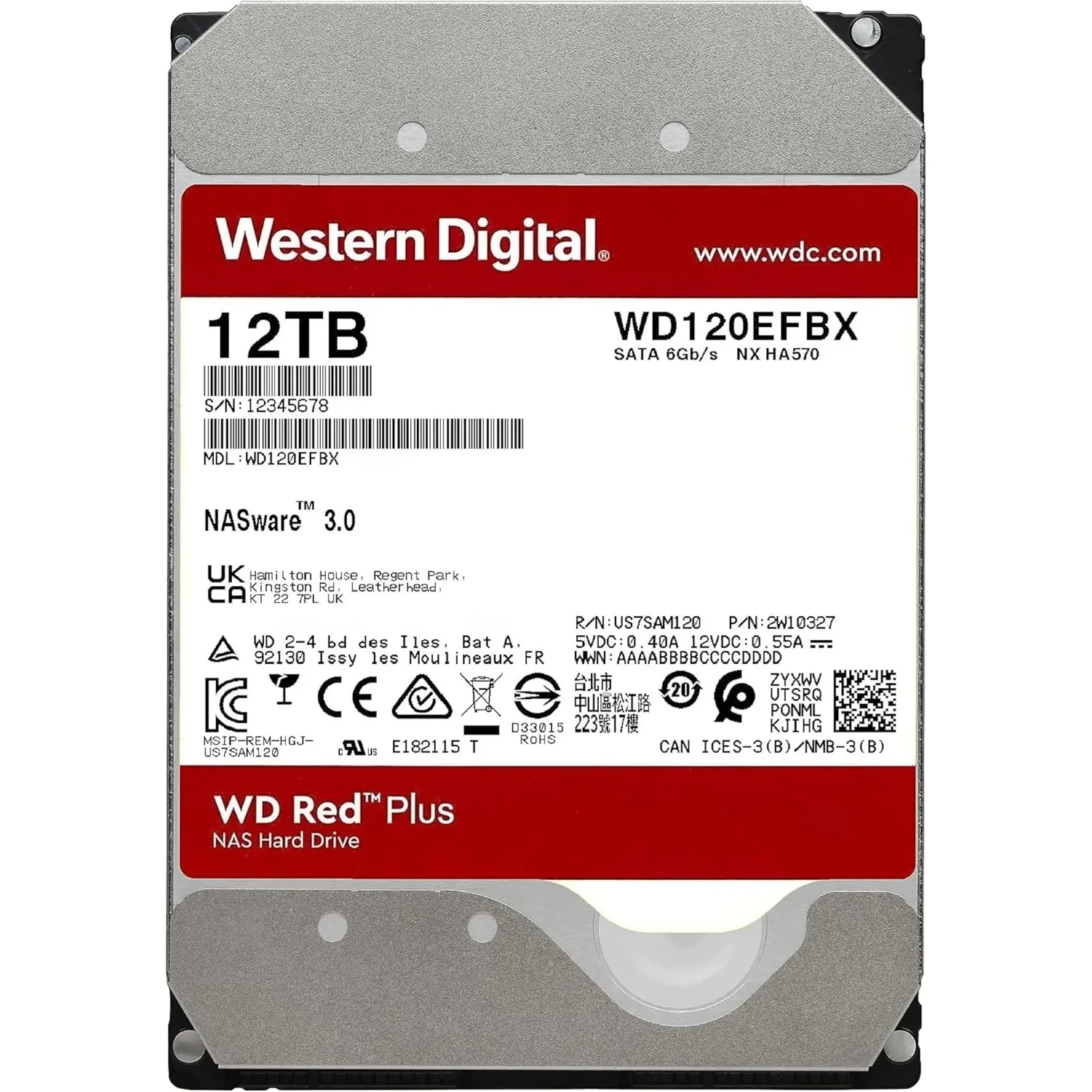Disco Duro Red Plus 12tb 3.5" — foto 1