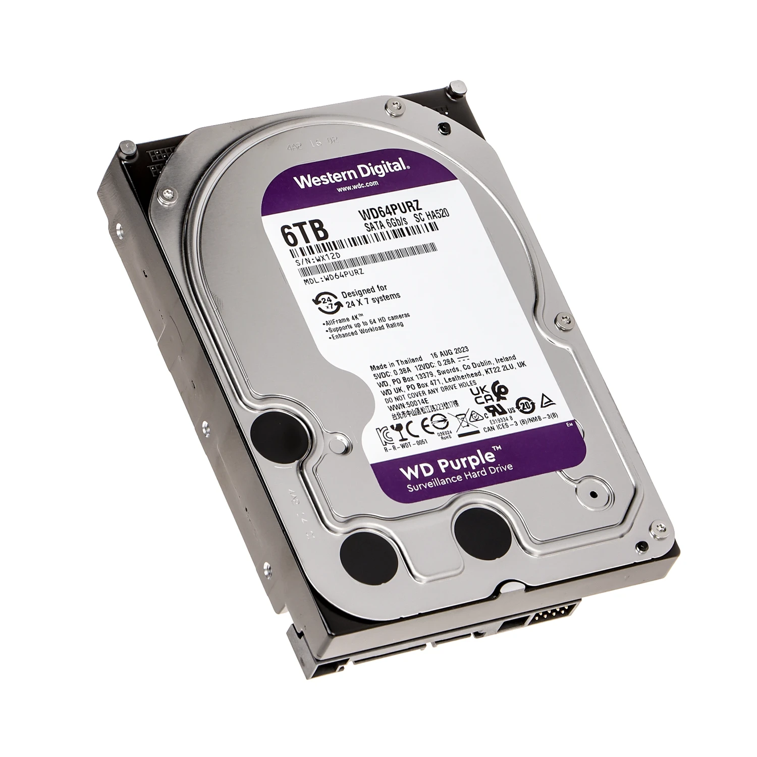 Disco Duro WD Purpura 6tb 3.5" — foto 1