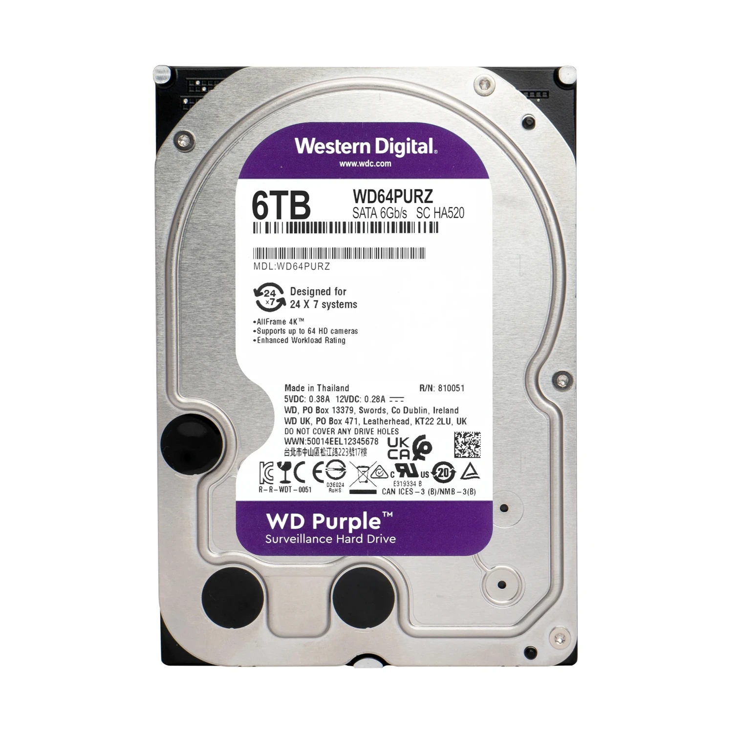 Disco Duro WD Purpura 6tb 3.5" — foto 2