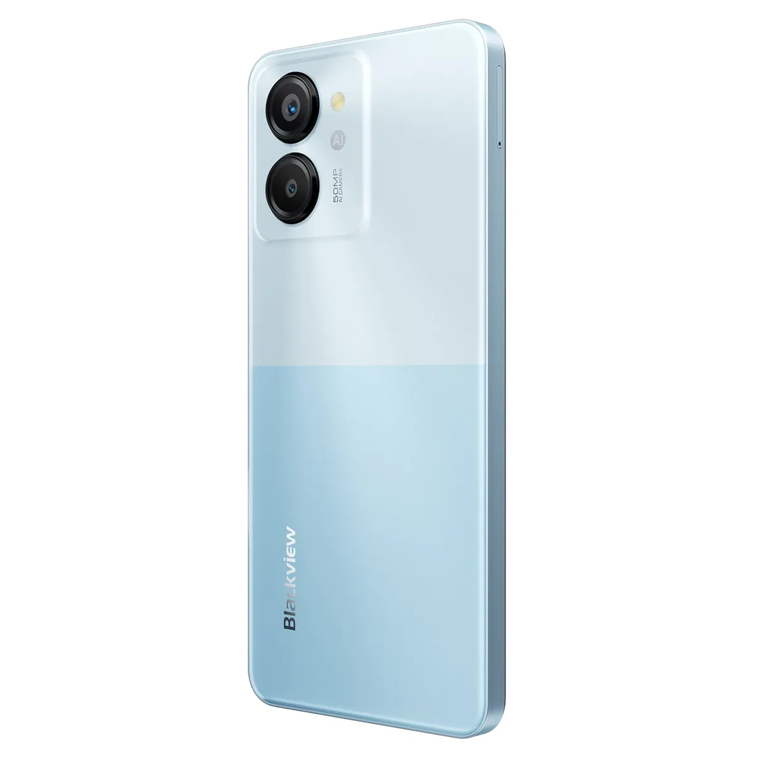 Smartphone Color Azul Ondulado Elegante — foto 3