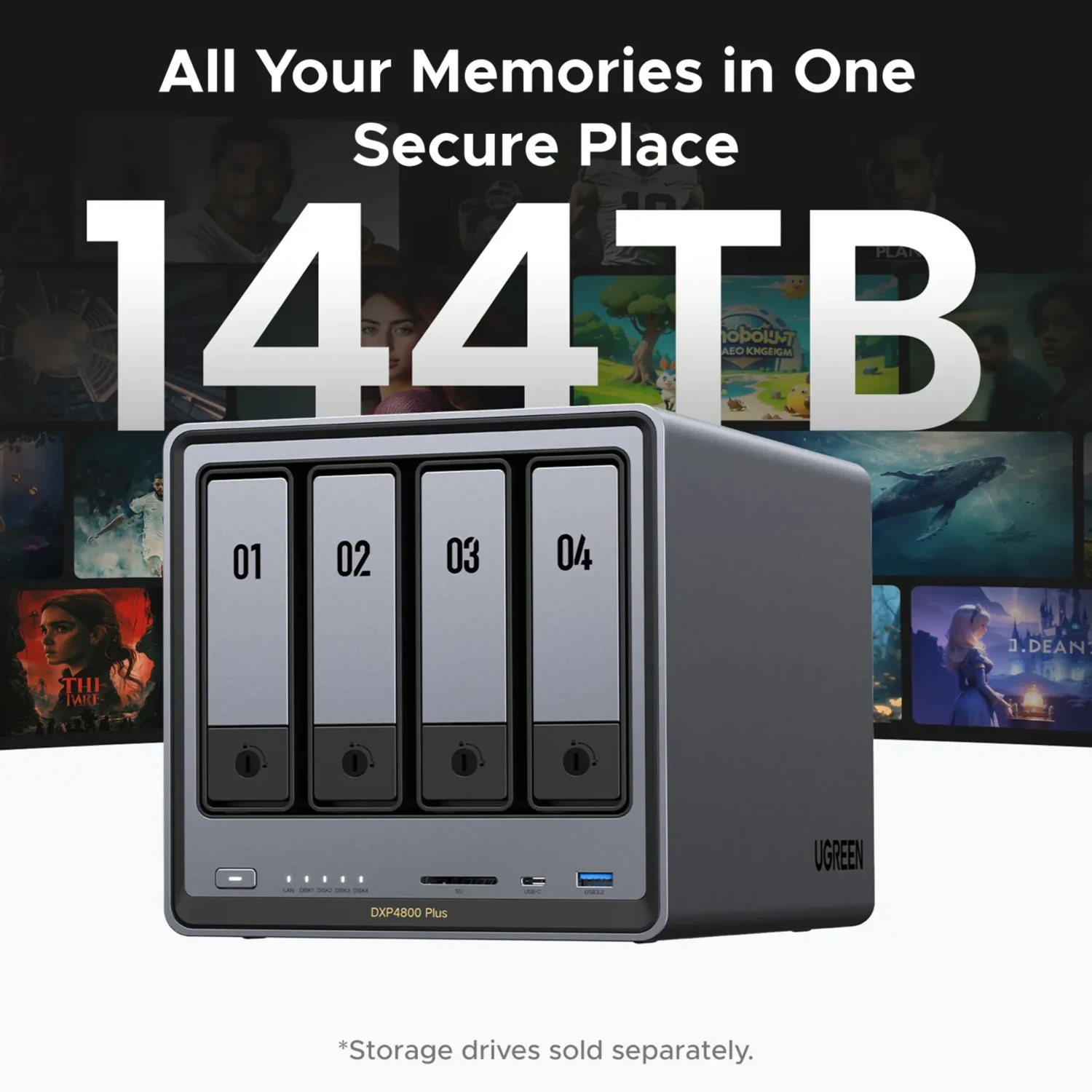 Ugreen Nas Dx4800plus 4 Bahias — foto 2