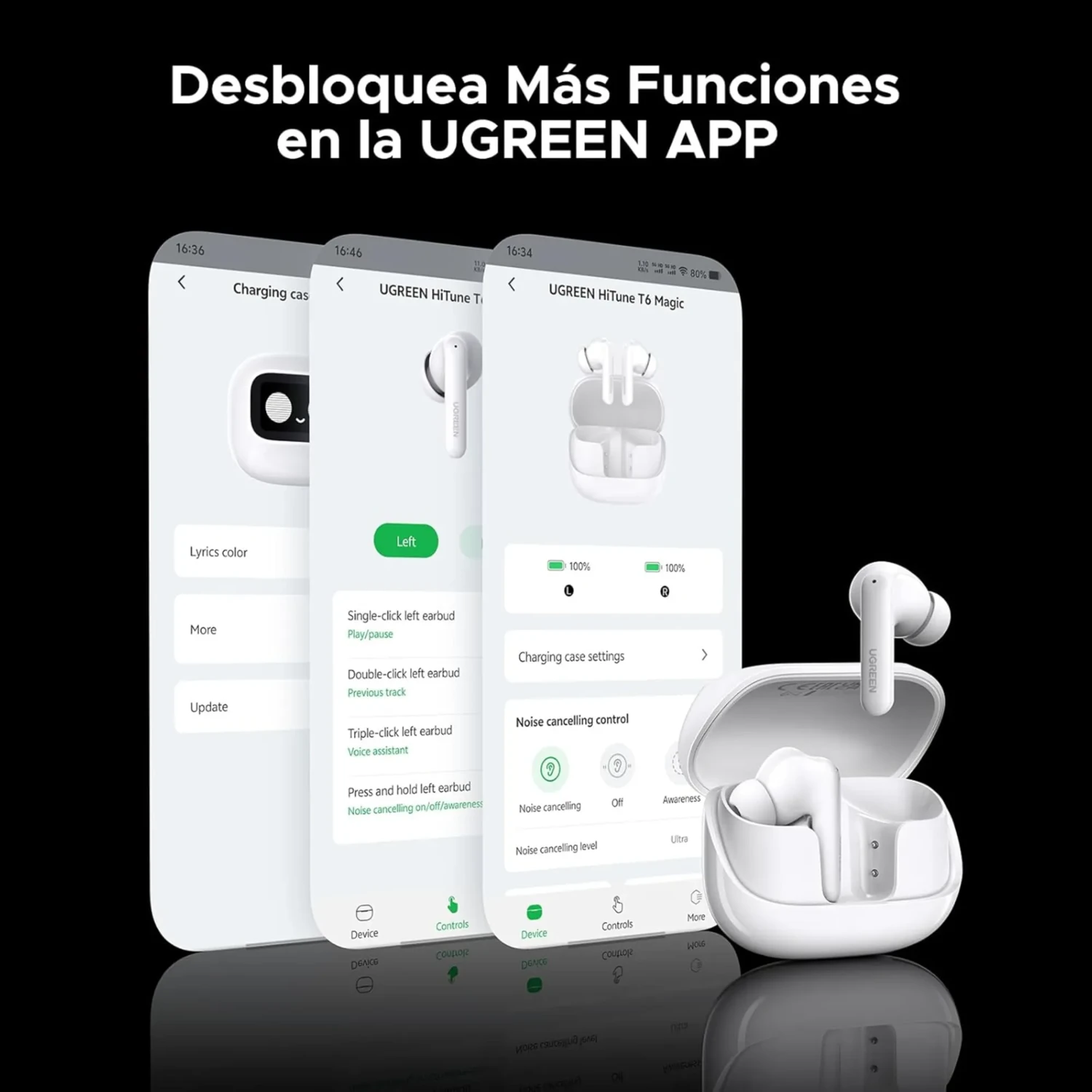 Ugreen Echobuds Magic Blanco — foto 11