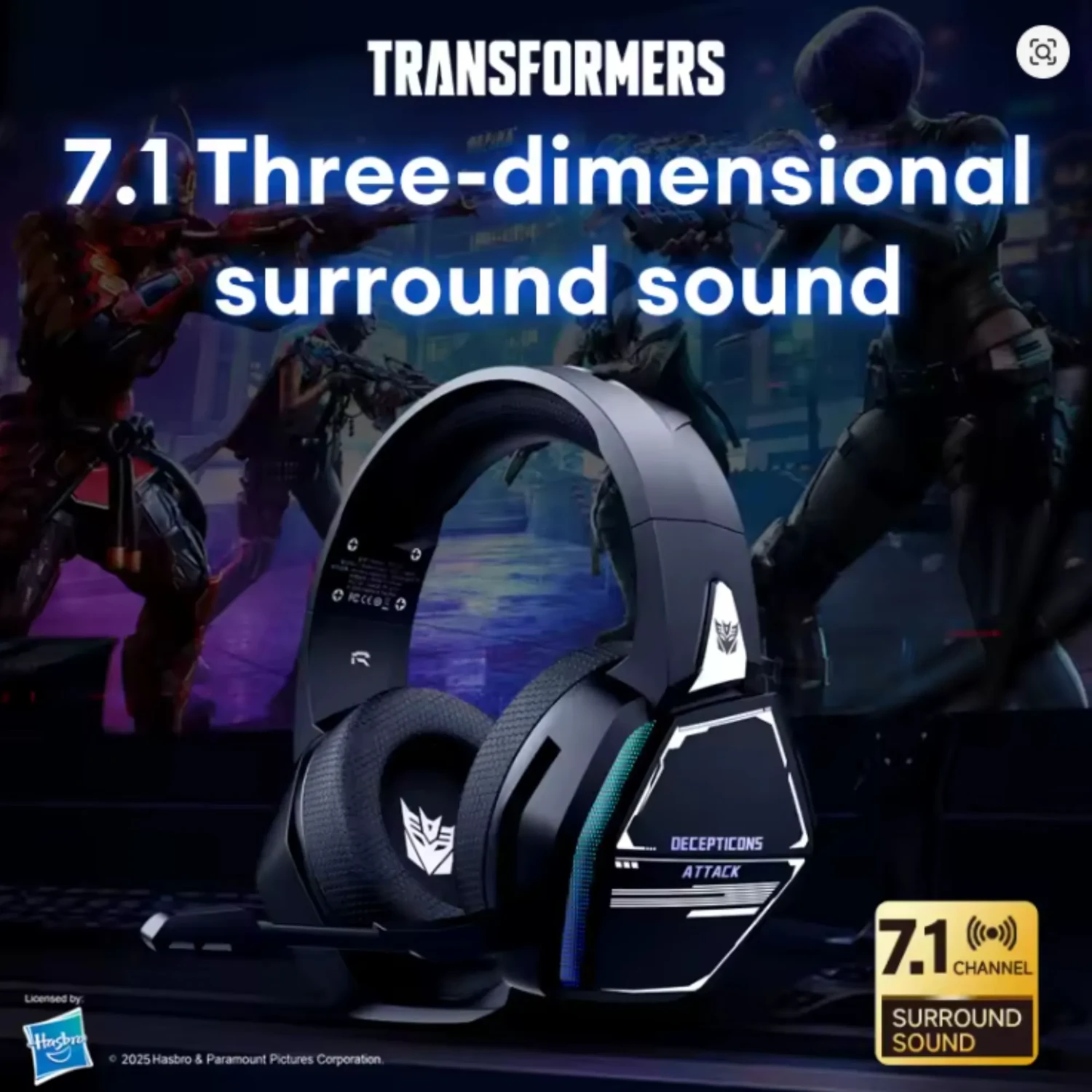 Audifonos 7.1multiplataformas Decepticon — foto 5