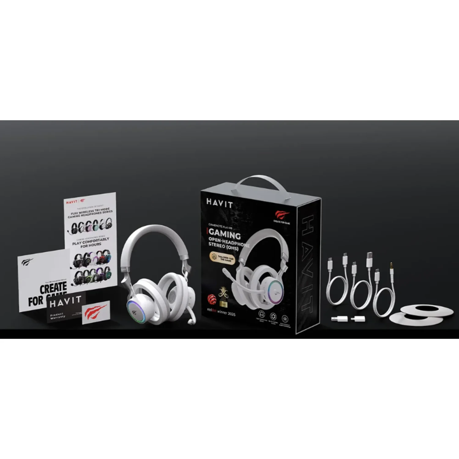 Audifonos de Oido Abierto Gamer RGB — foto 4
