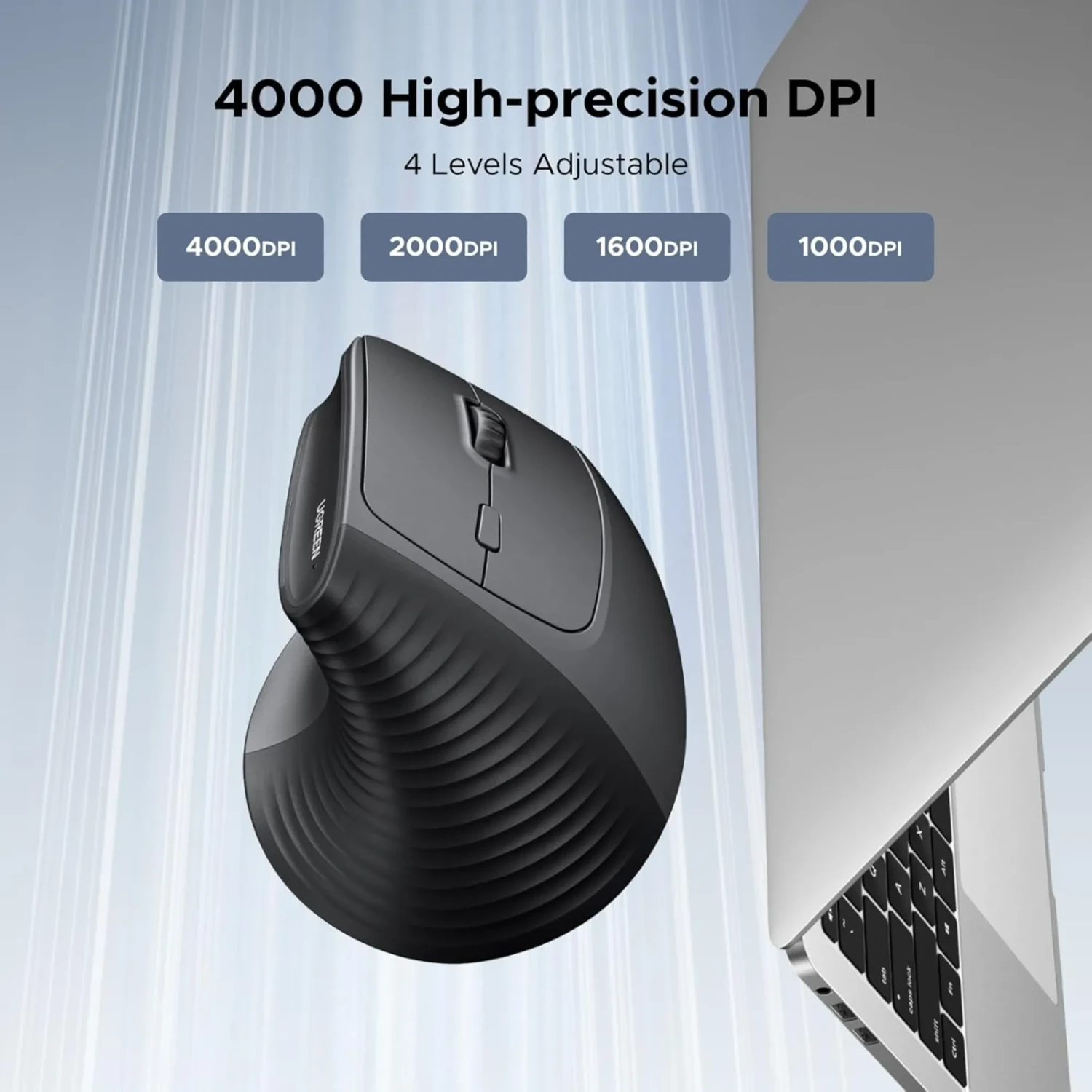 Mouse Ergonomico Vertical Negro — foto 4