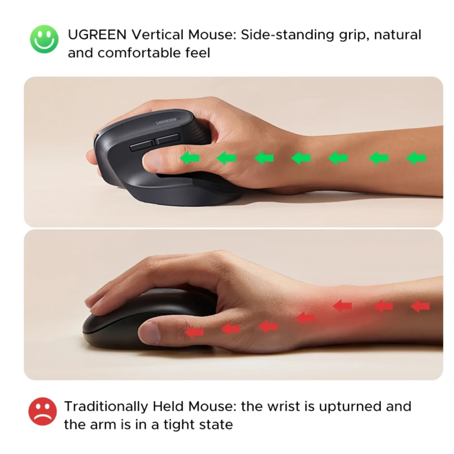 Mouse Ergonomico Vertical Rosado — foto 8