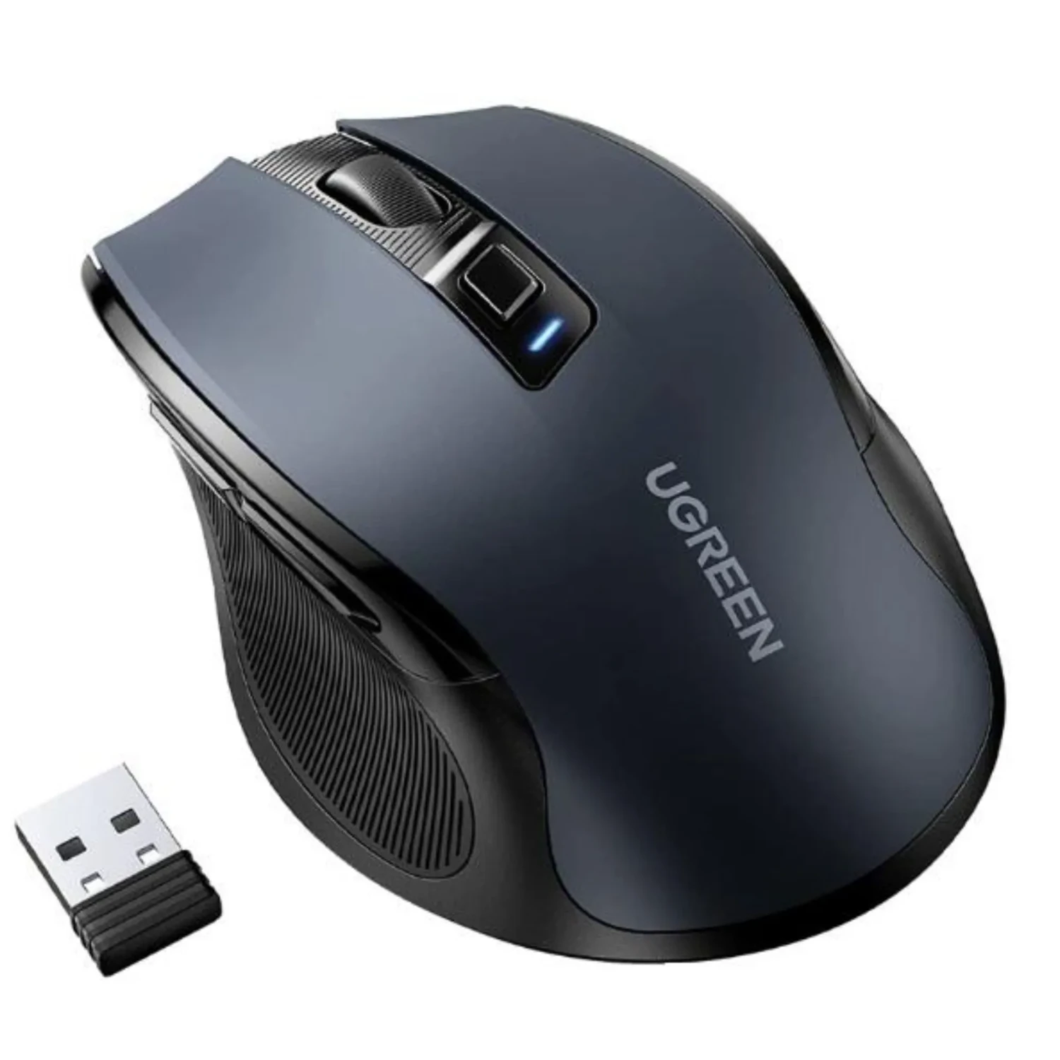 Mouse Inalambrico Ergonomico 2.4g Negro — foto 1