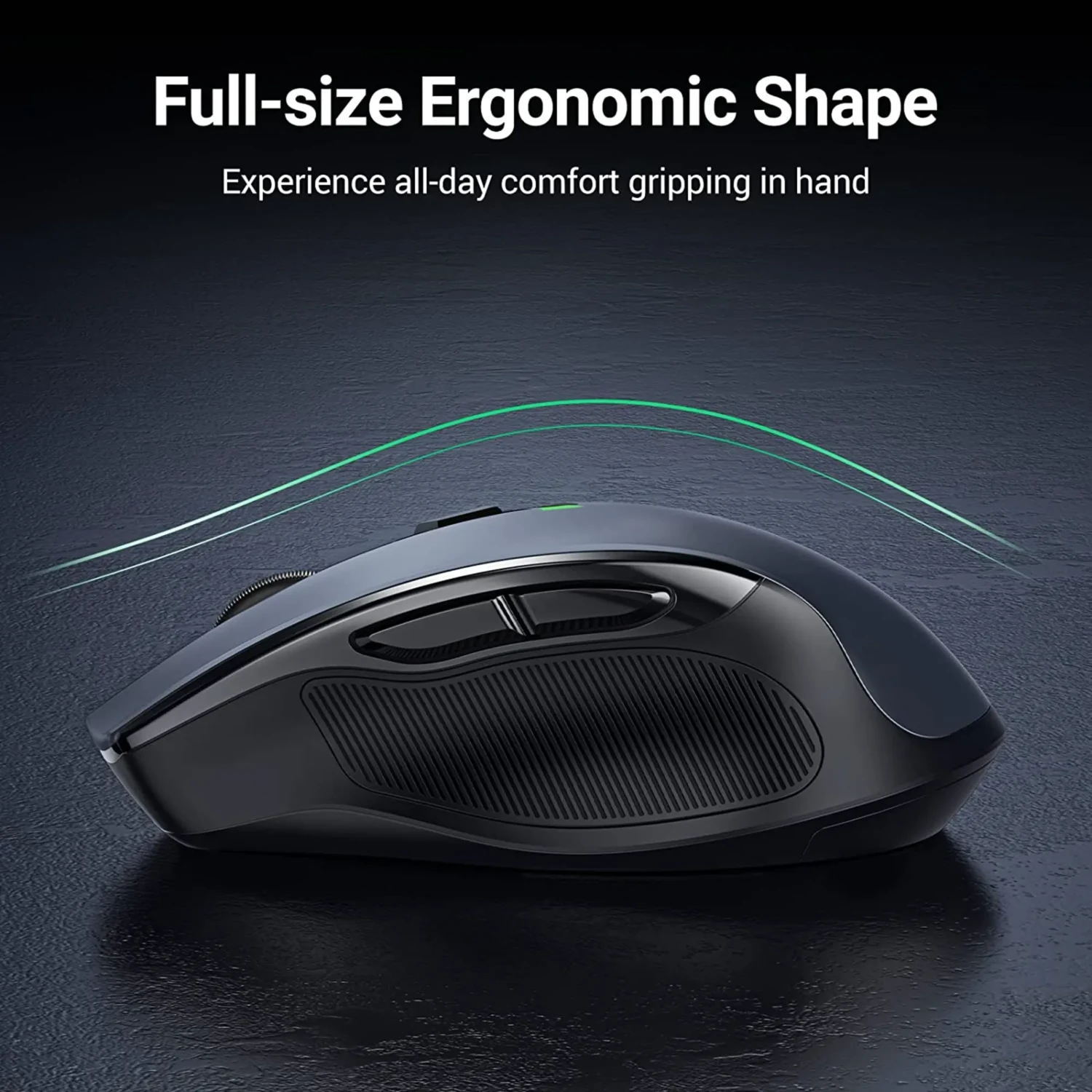 Mouse Inalambrico Ergonomico 2.4g Negro — foto 4