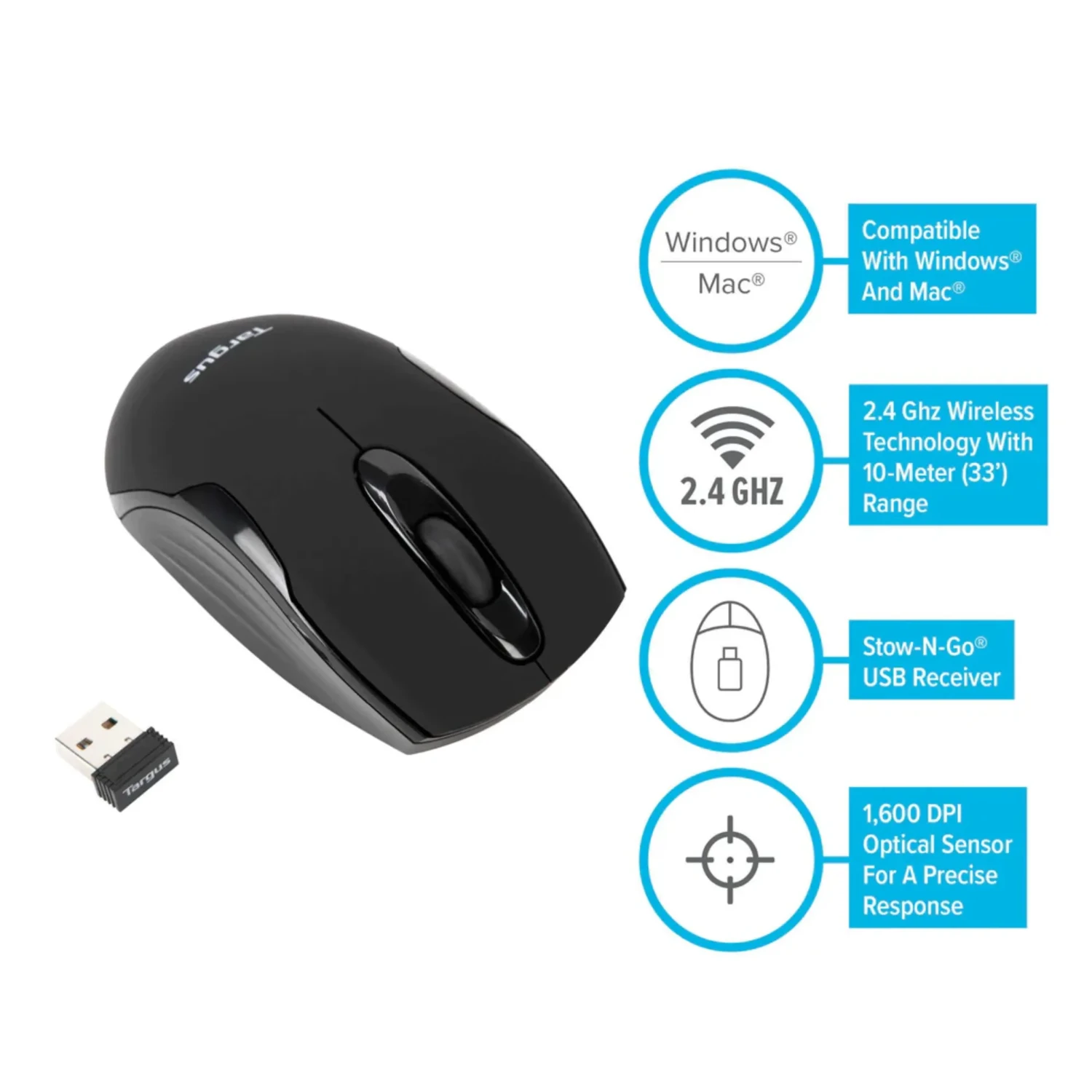 Mouse Inalambrico Targus — foto 7