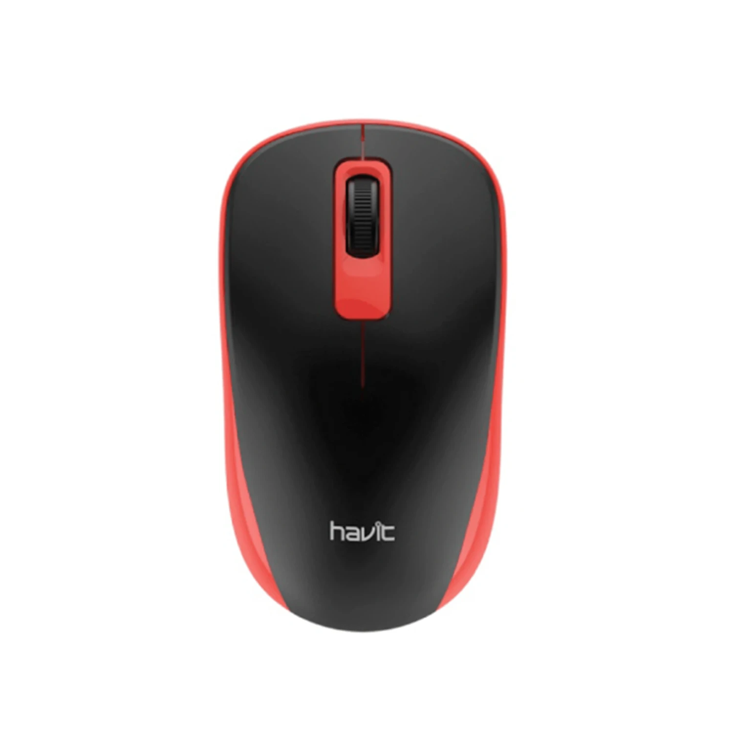 Mouse USB Inalambrico Negro/rojo — foto 1
