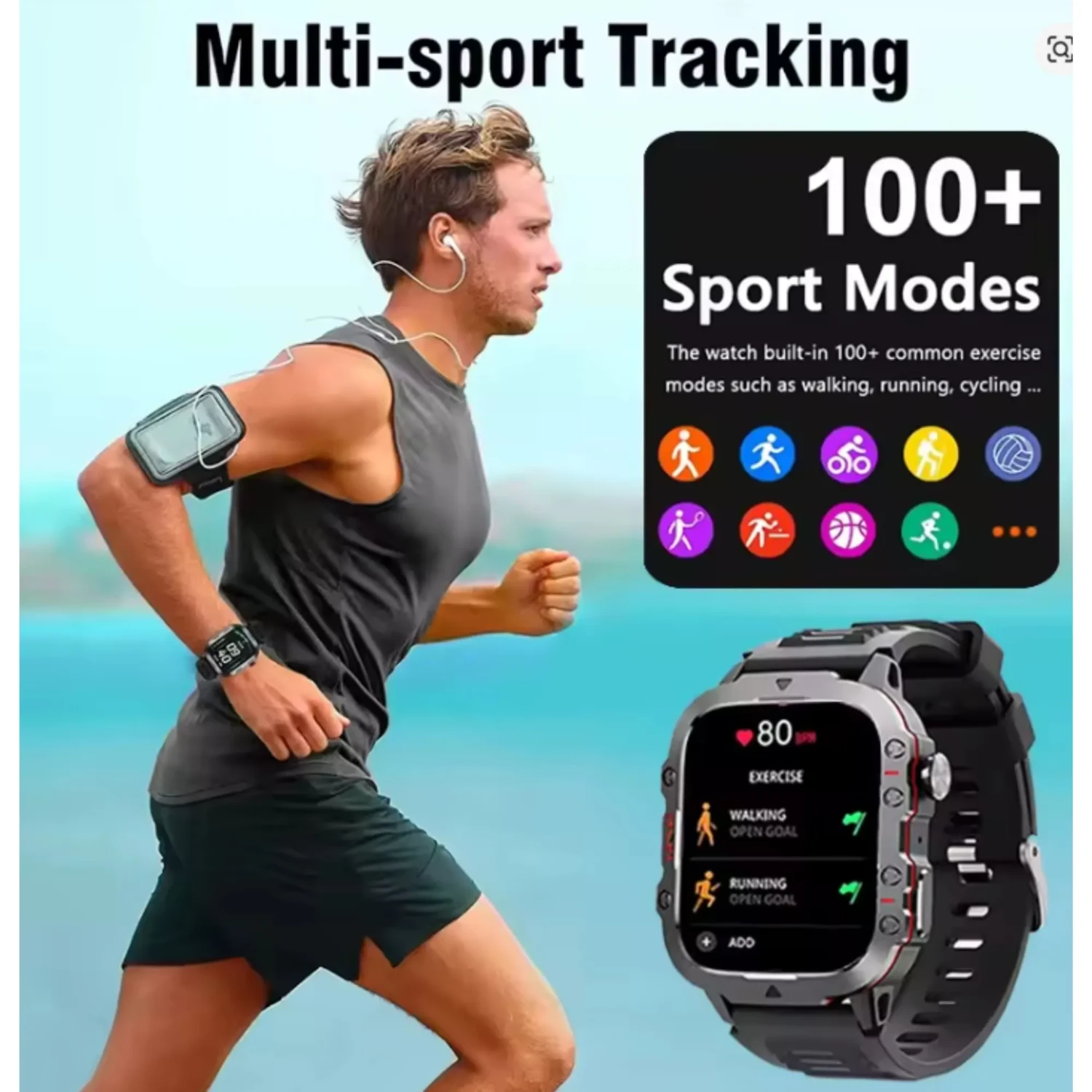 Smartwatch Trasnformers Ip68 — foto 4