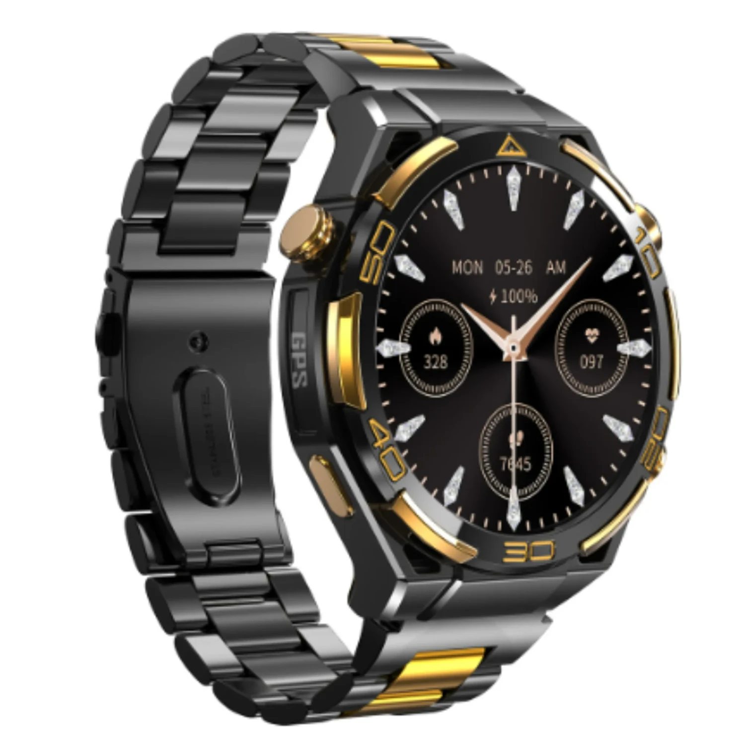 Smartwatch Elegante Metalico Negro — foto 3
