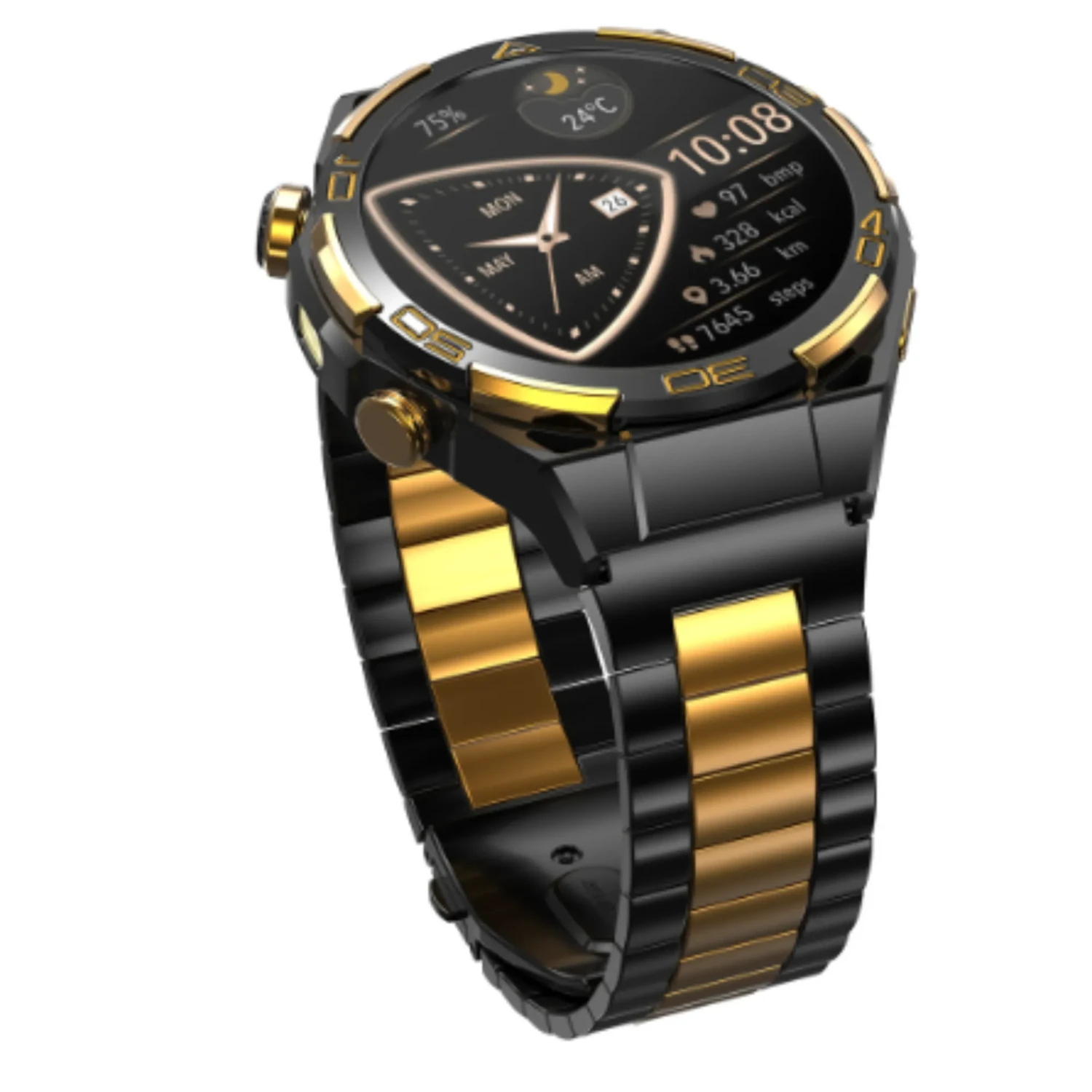 Smartwatch Elegante Metalico Negro — foto 5
