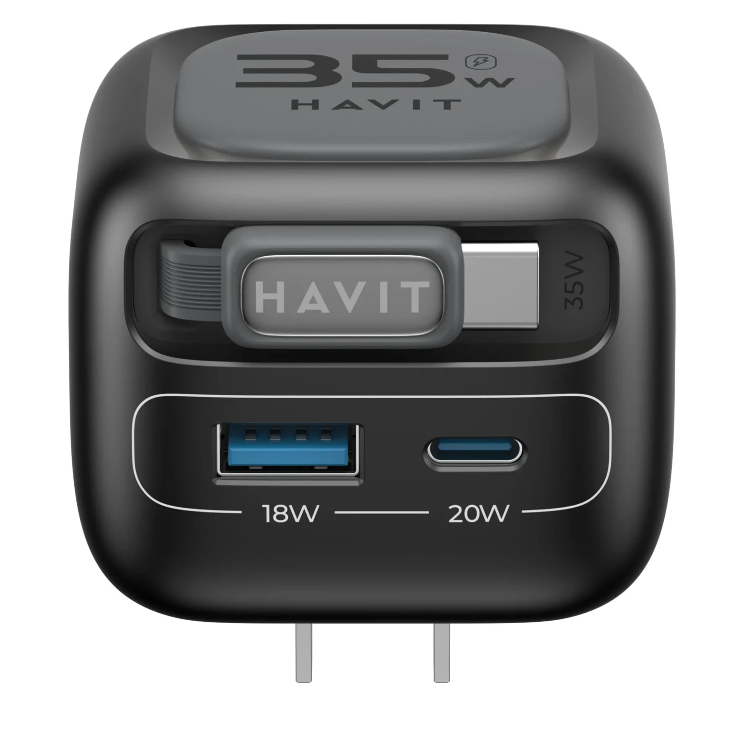 Cargador con Cable Retractil de 35w — foto 2
