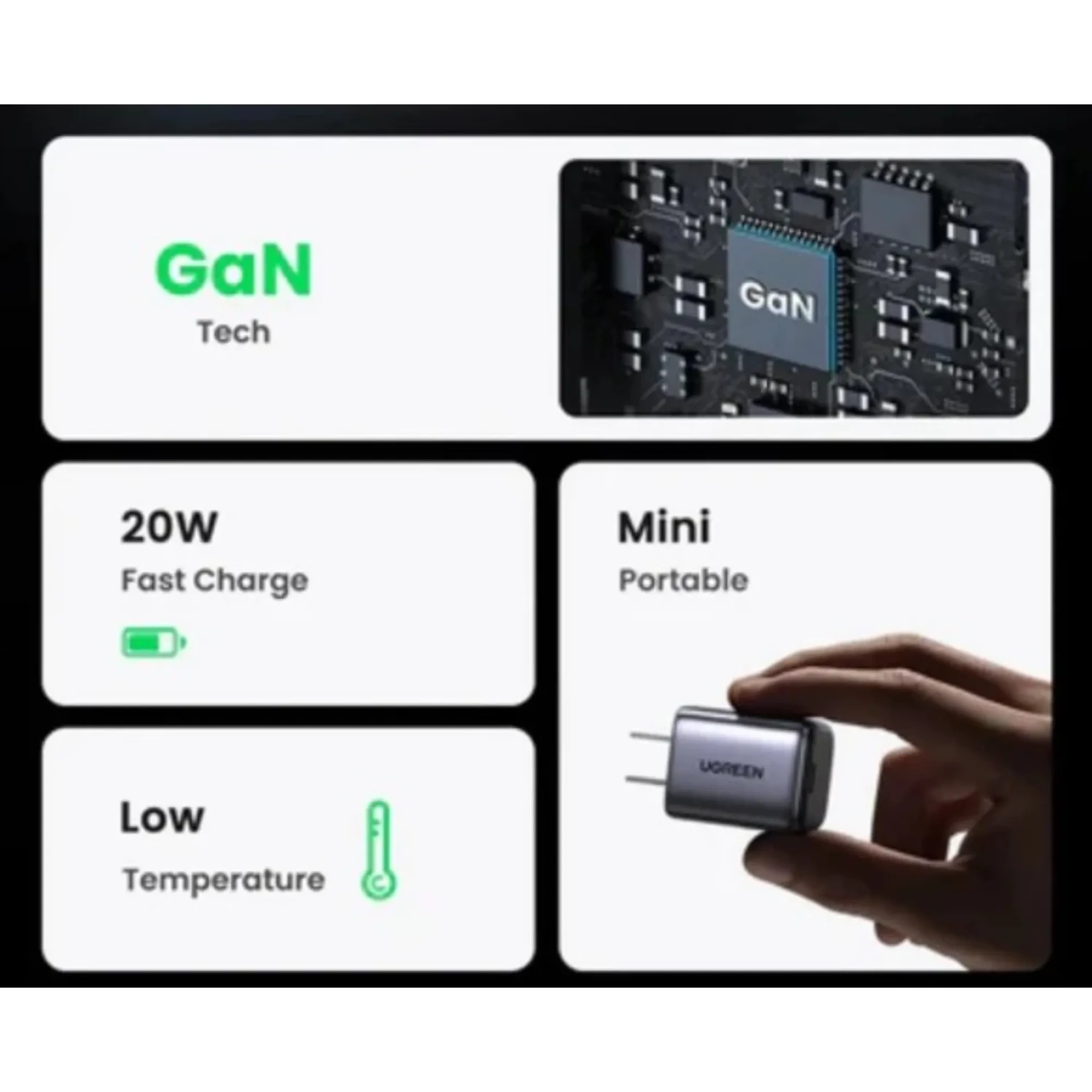 Cargador 20w Usb-c Gan — foto 4