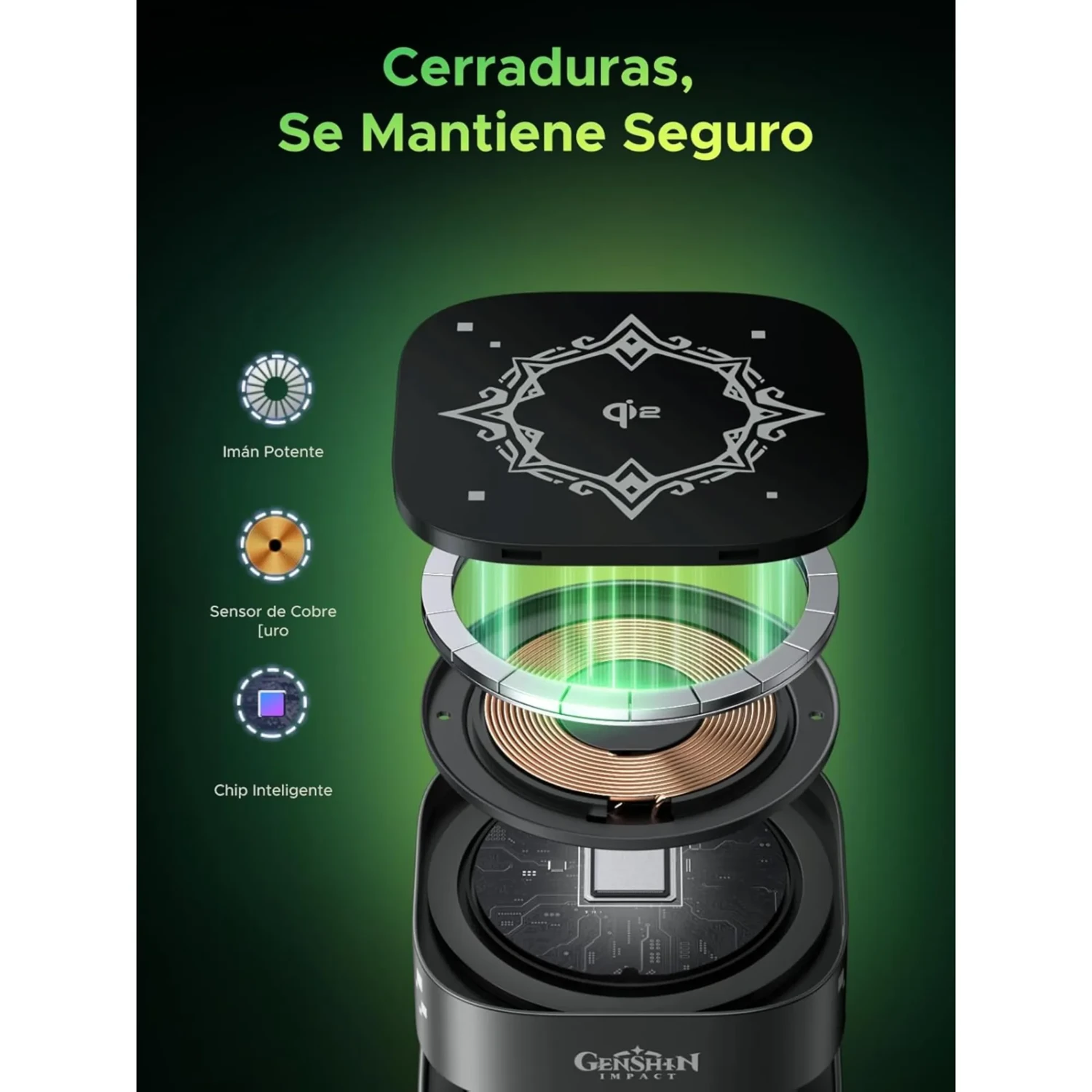 Cargador 2 en 1 Ugreen Genshin Impact — foto 8
