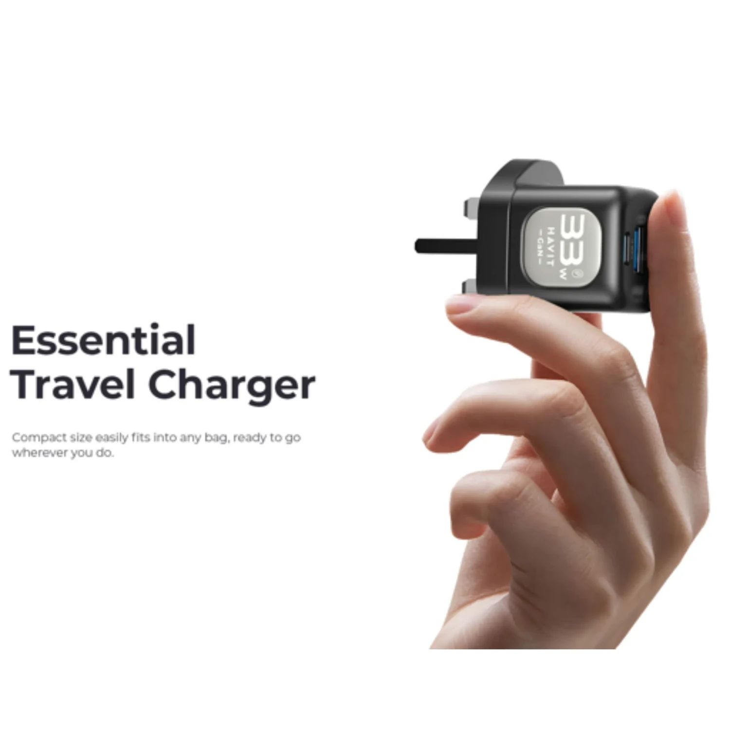 Cargador 30w Gan con Usb-c a Usb-c — foto 4
