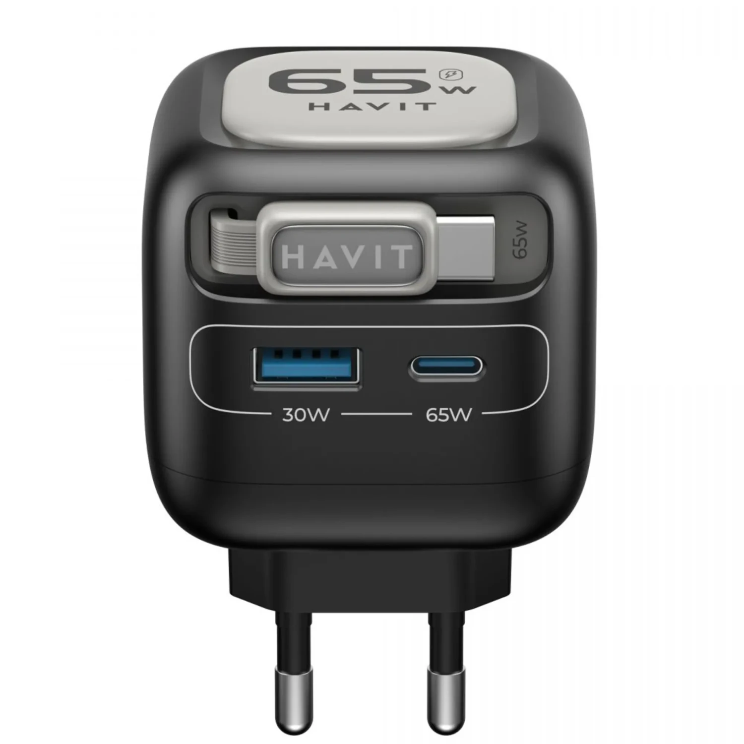 Cargador con Cable Retractil de 65w — foto 2