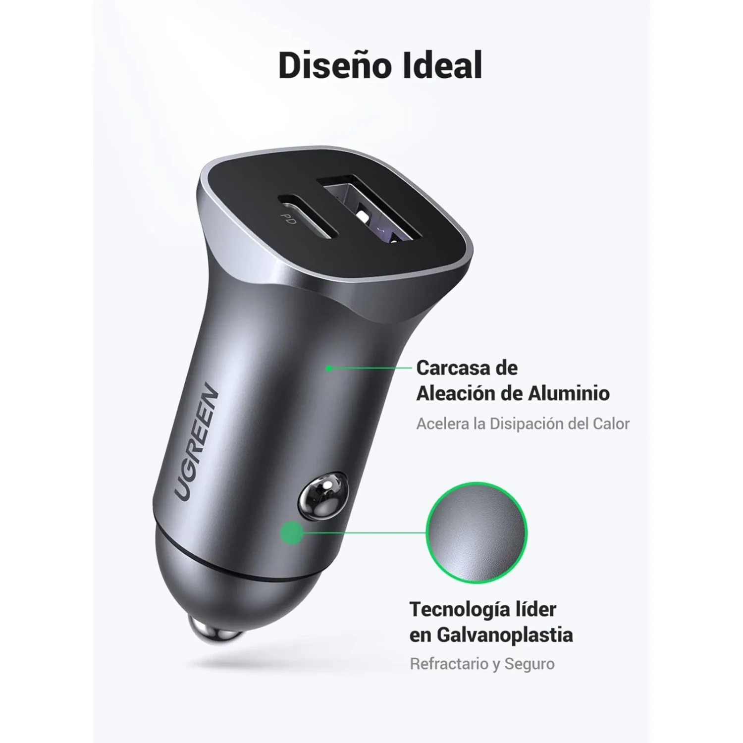 Cargador de Vehiculo Pd30w+scp22,5w — foto 5
