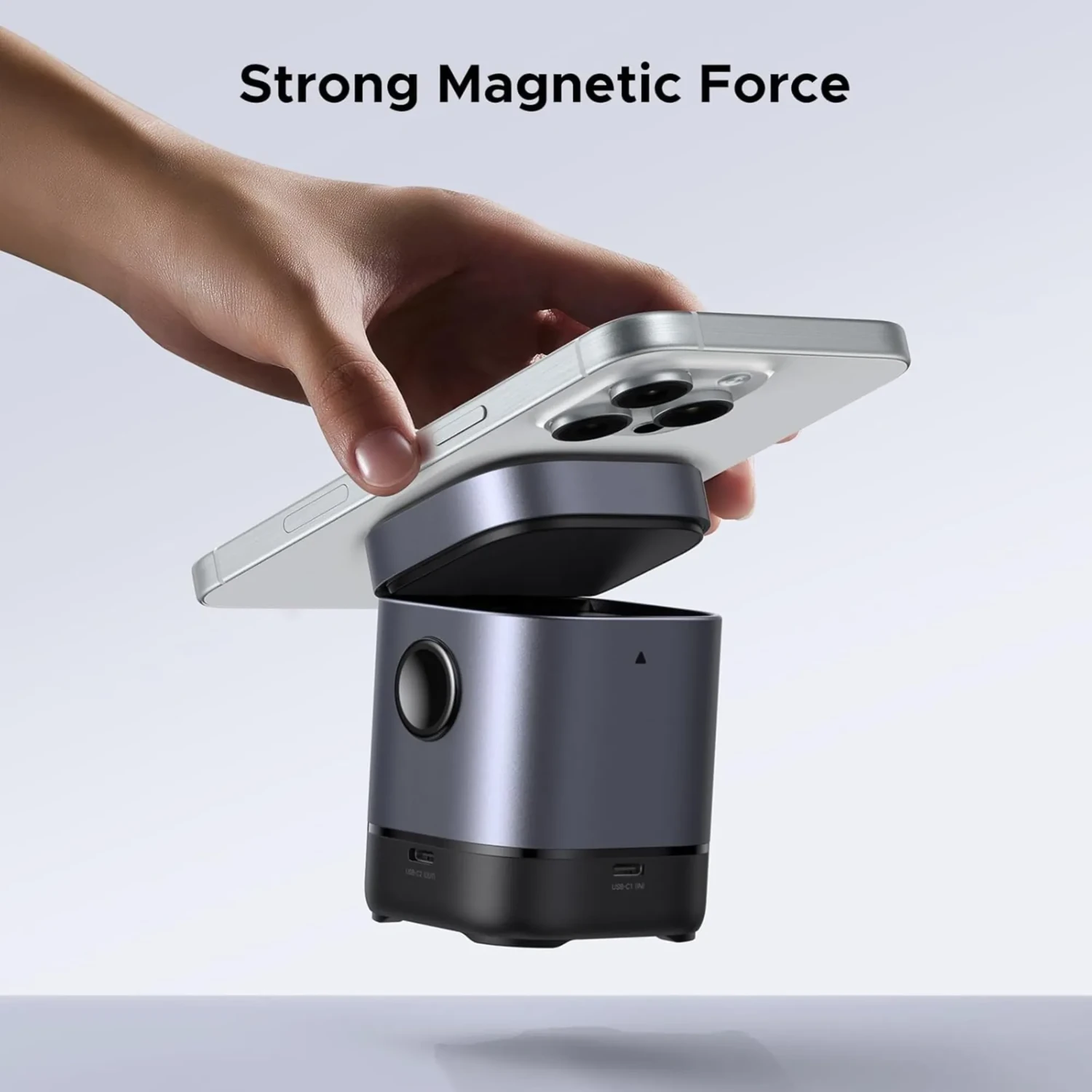 Cargador Robot Ugreen Uno Qi2 2en1 15w — foto 8