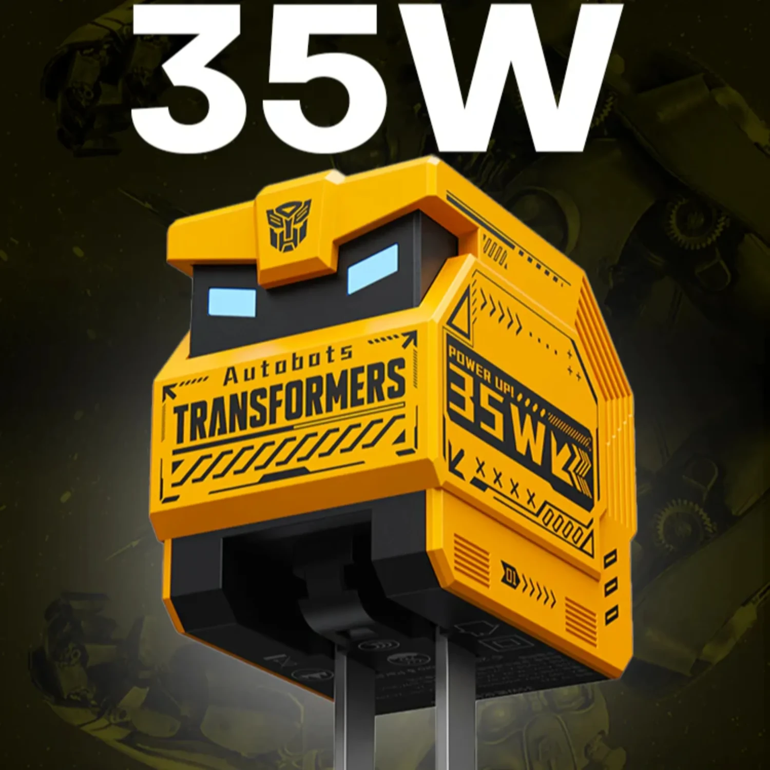 Cargador Transformers Autobot 35w Gan — foto 2