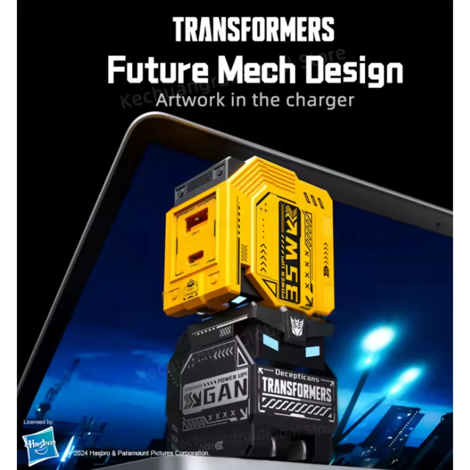 Cargador Transformers Autobot 35w Gan — foto 6