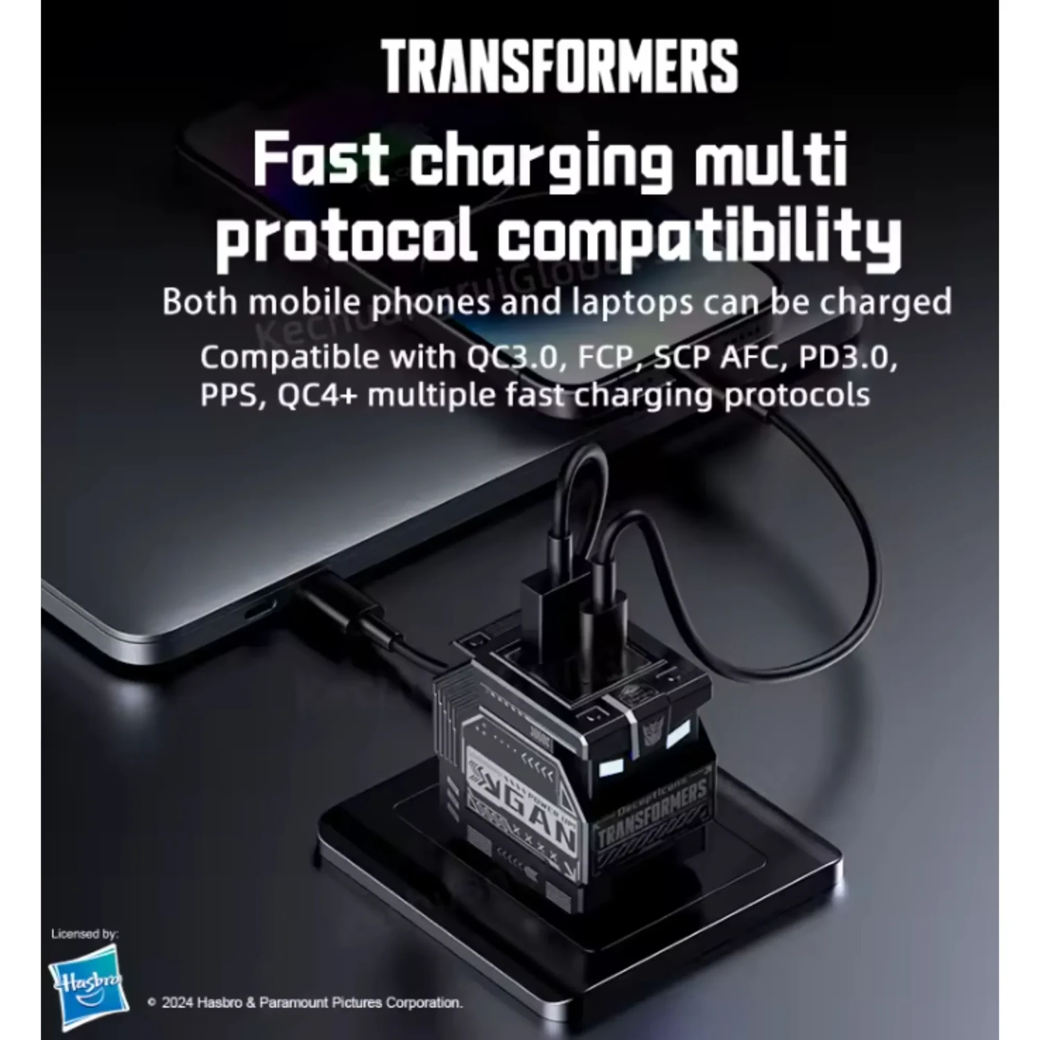 Cargador Transformers Autobot 35w Gan — foto 9