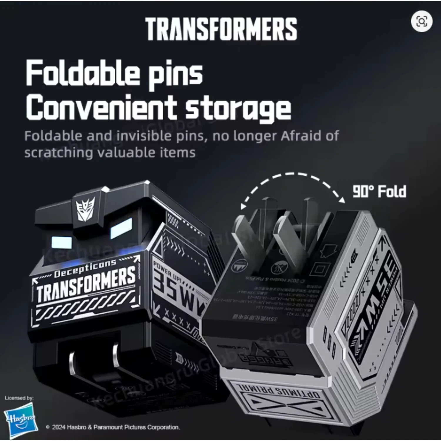 Cargador Transformers Autobot 35w Gan — foto 10