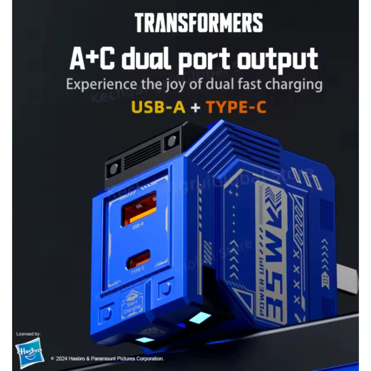 Cargador Transformers Decepticon 35w Gan — foto 6