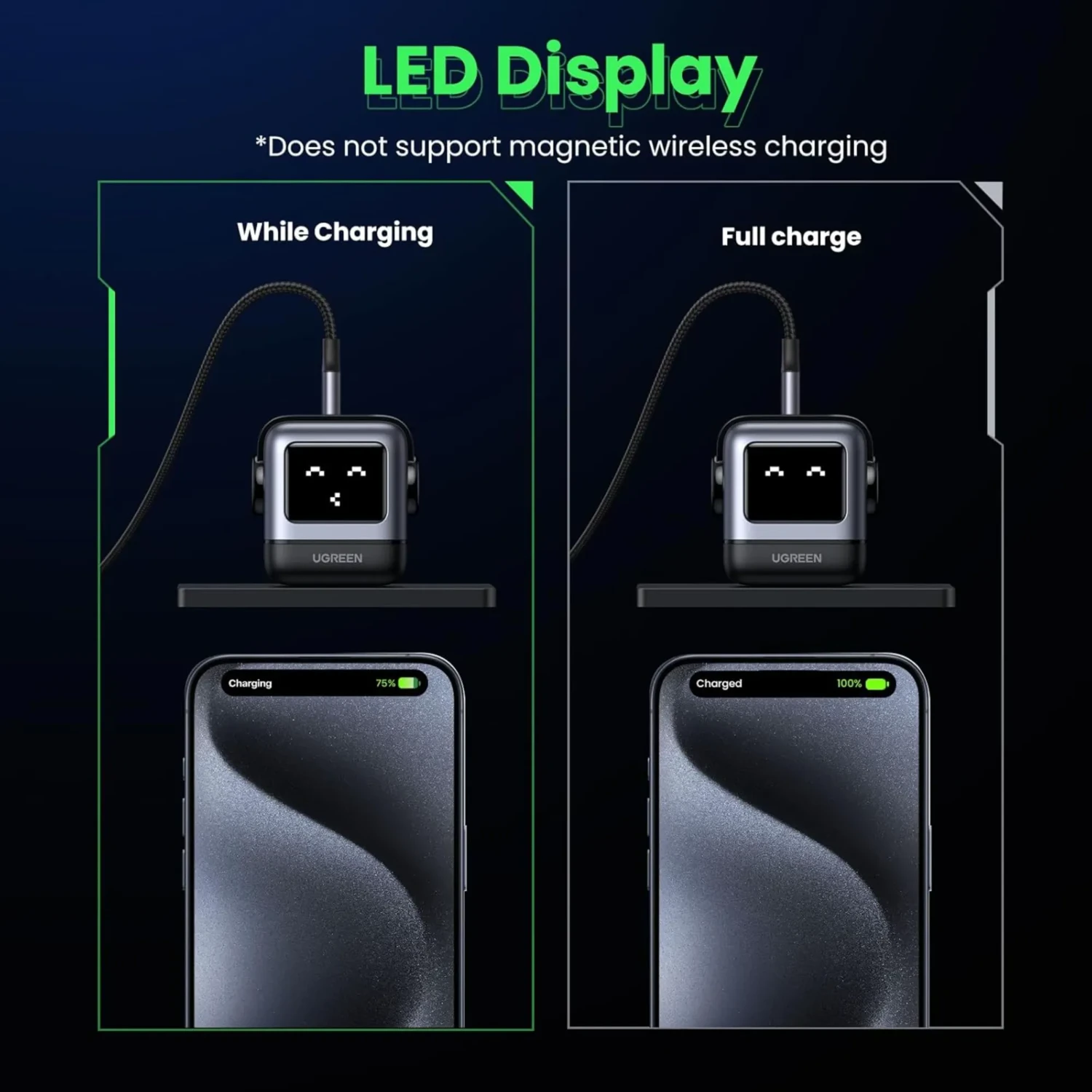 Cargador Ugreen Nexode RG 65w Gris — foto 7