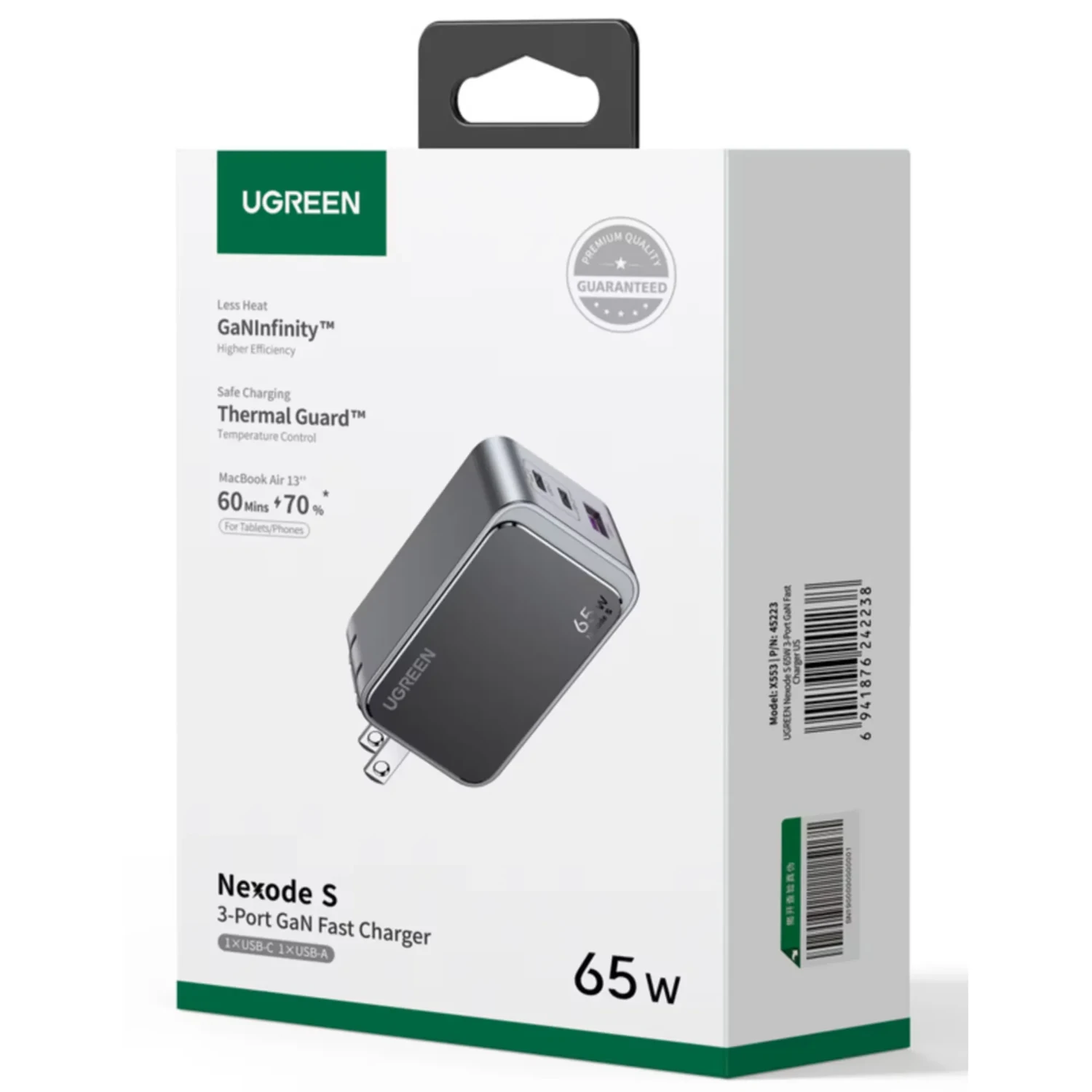 Cargador Ugreen 65w Nexode S — foto 3
