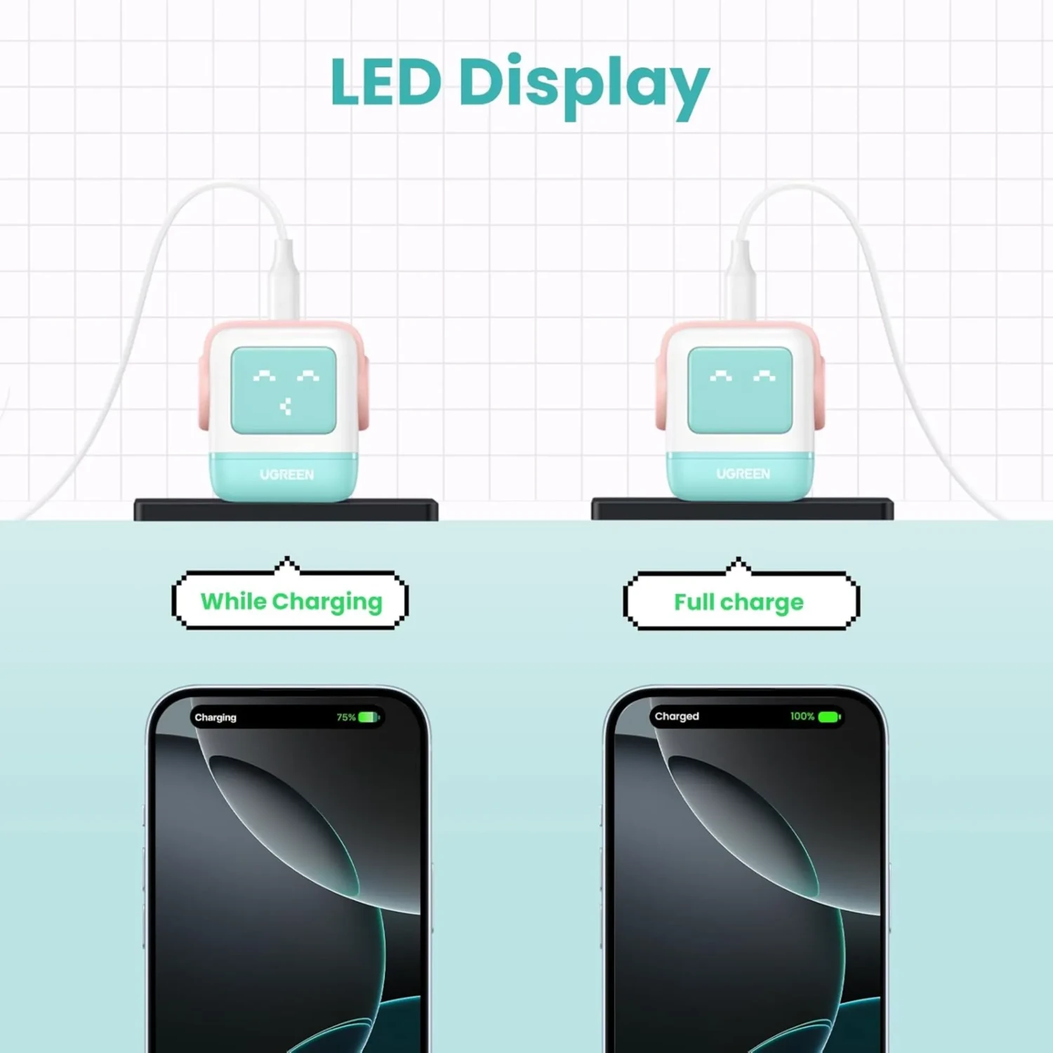 Cargador Usb-c 30w Nexode Robot Gan — foto 6