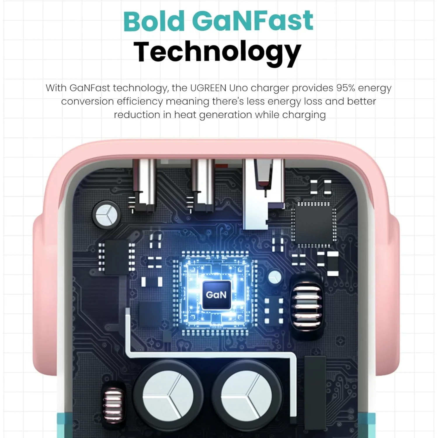 Cargador Usb-c 30w Nexode Robot Gan — foto 8
