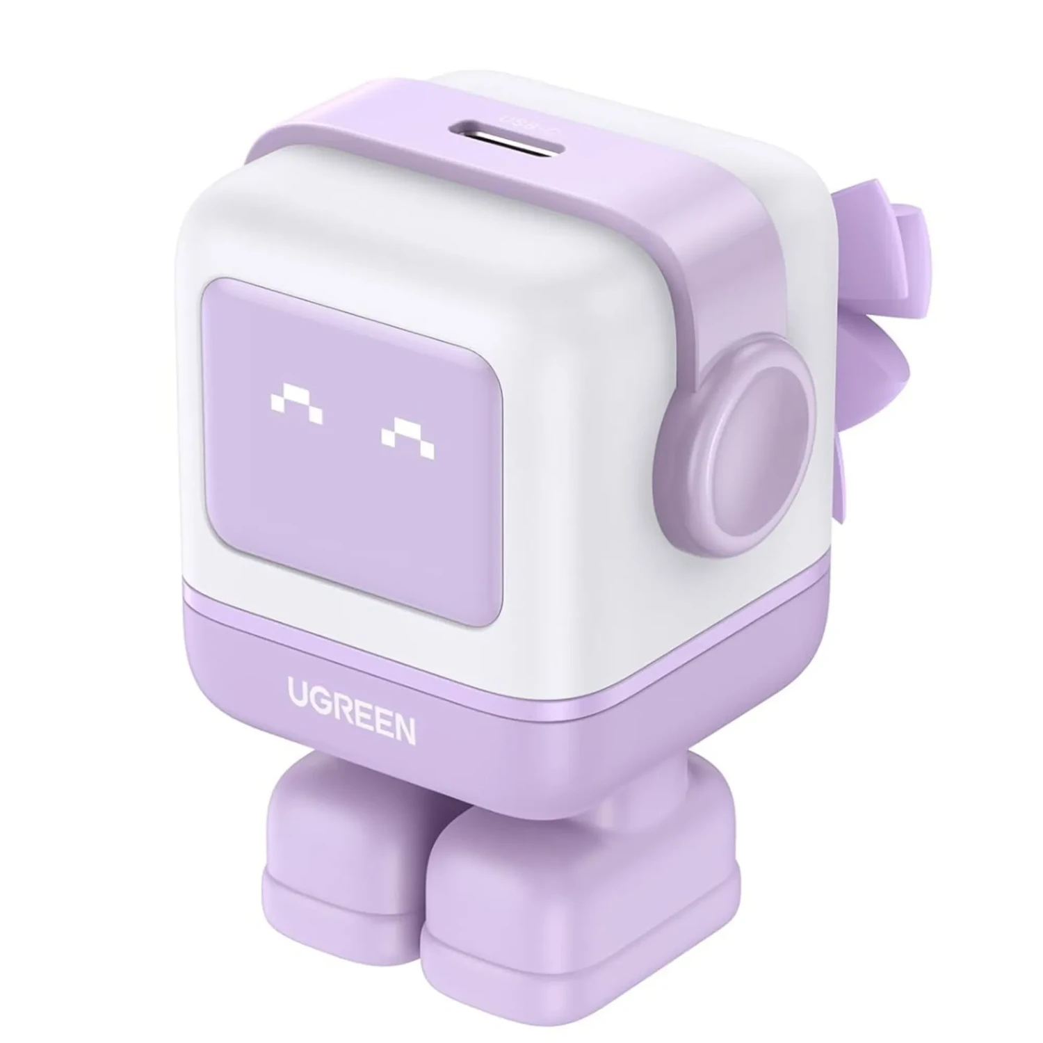 Cargador Usb-c 30w Nexode Robot Gan Purp — foto 1
