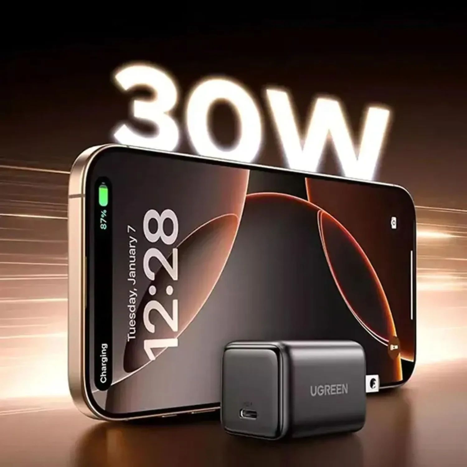 Mini Cargador 30w PD Gan — foto 3