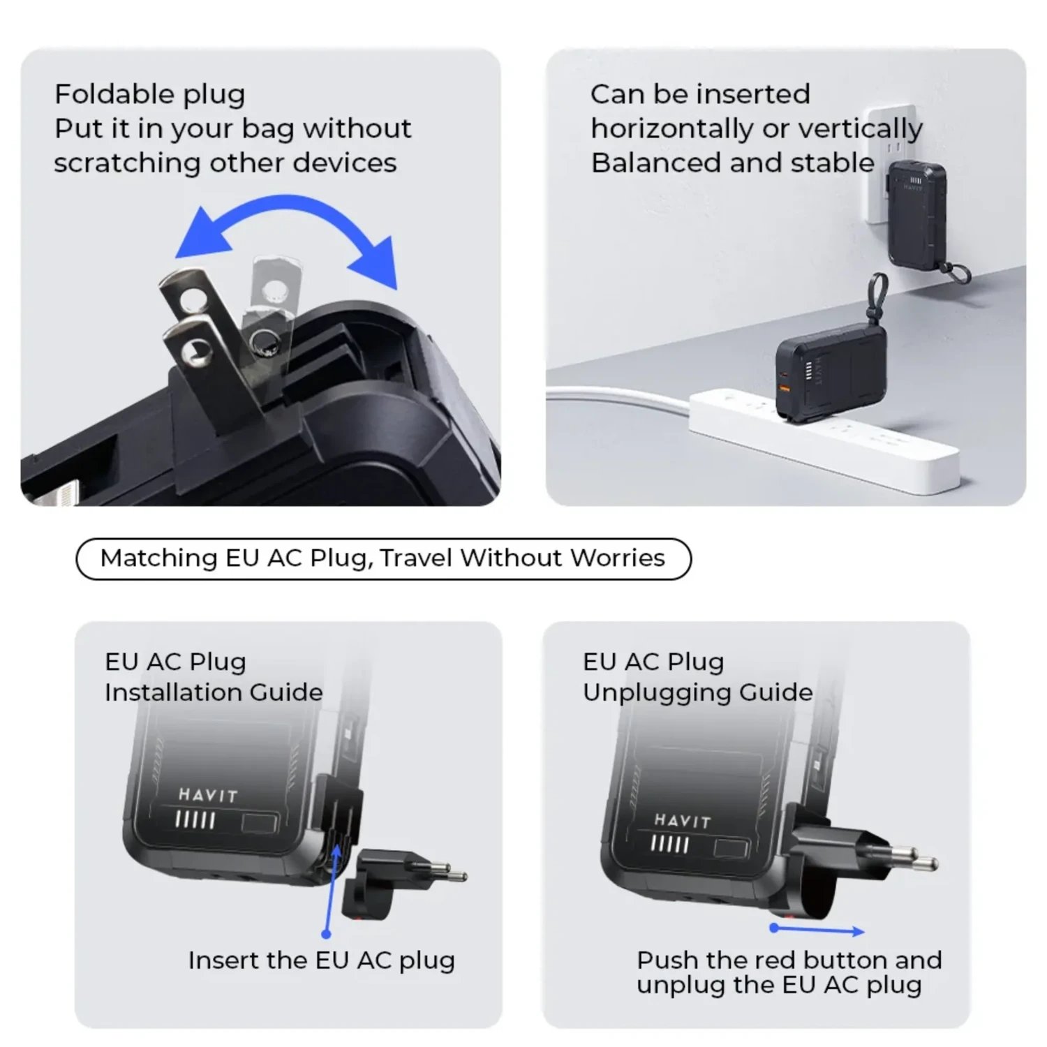 Power Bank 20,000mah con Enchufe Eu+us — foto 4
