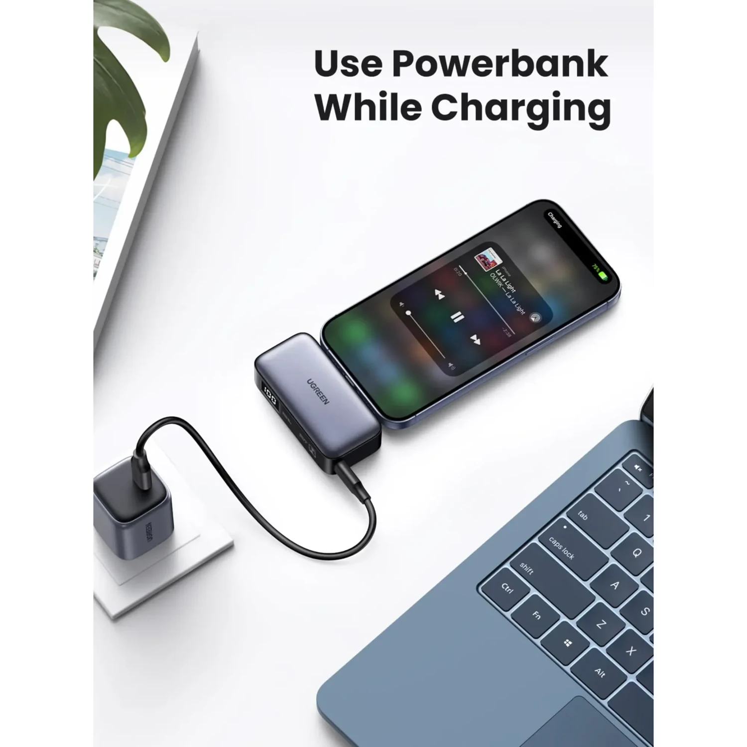 Mini Power Bank Ugreen 5000mah 22.5w — foto 5