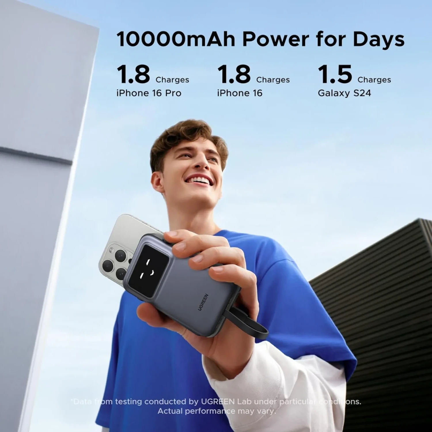 Power Bank Robot 30w 10000mah Gris — foto 5