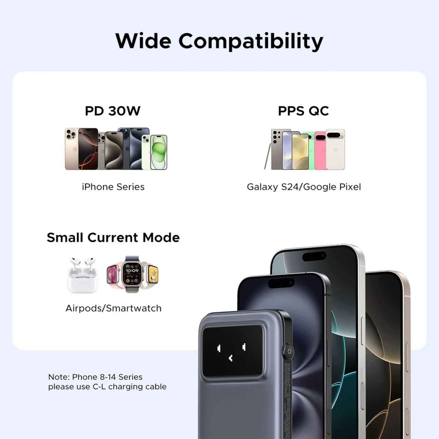 Power Bank Robot 30w 10000mah Gris — foto 8