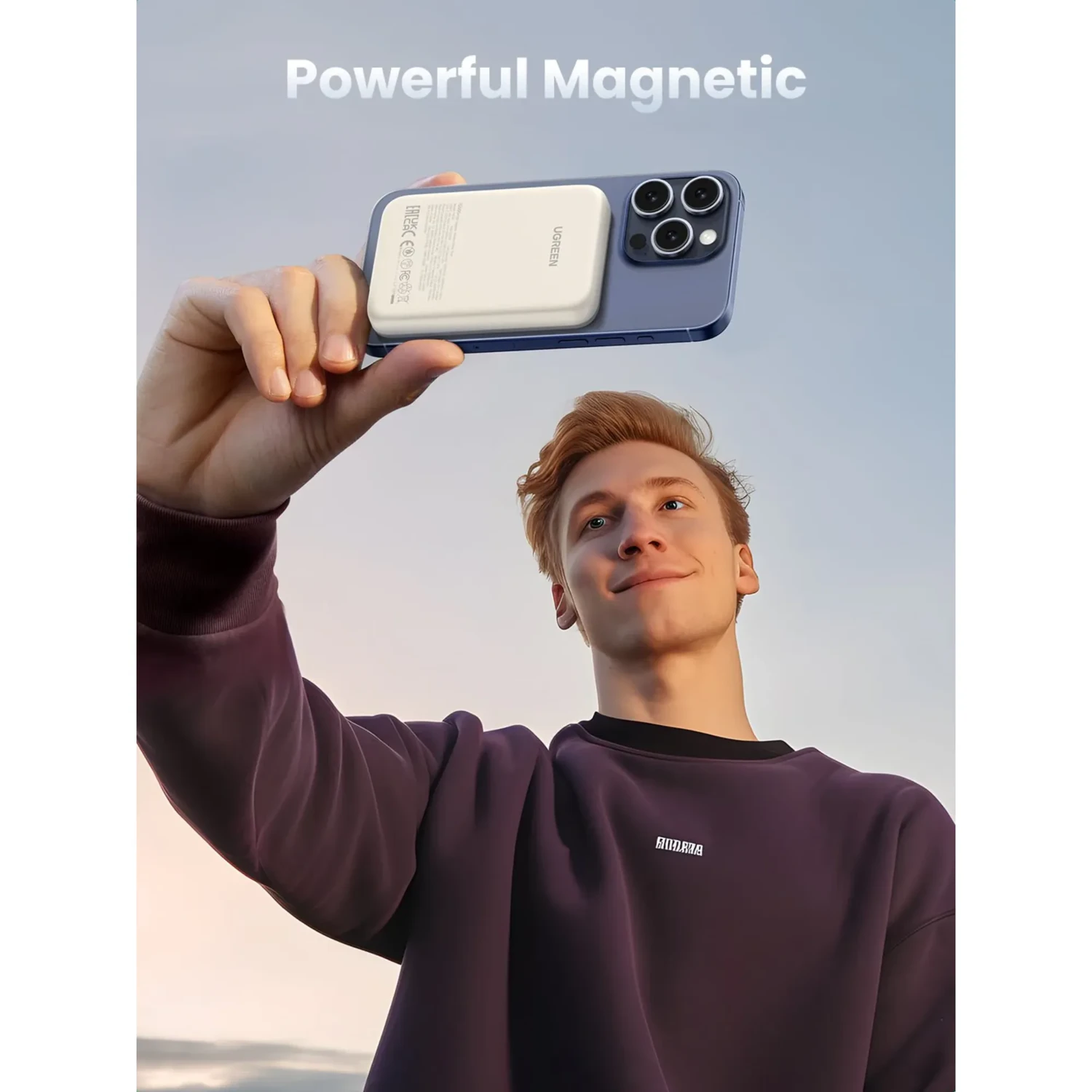 Power Bank Magnetico 10,000mah Beige — foto 4