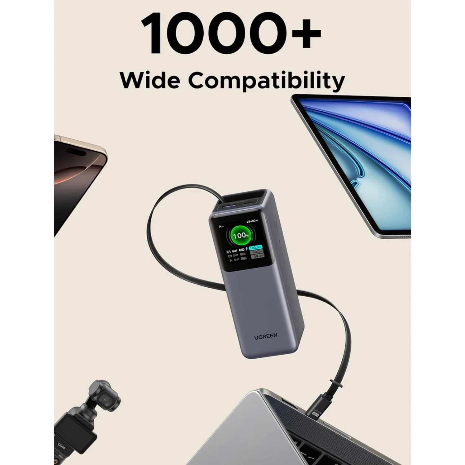Ugreen Nexode Power Bank 20000mah 165w — foto 10