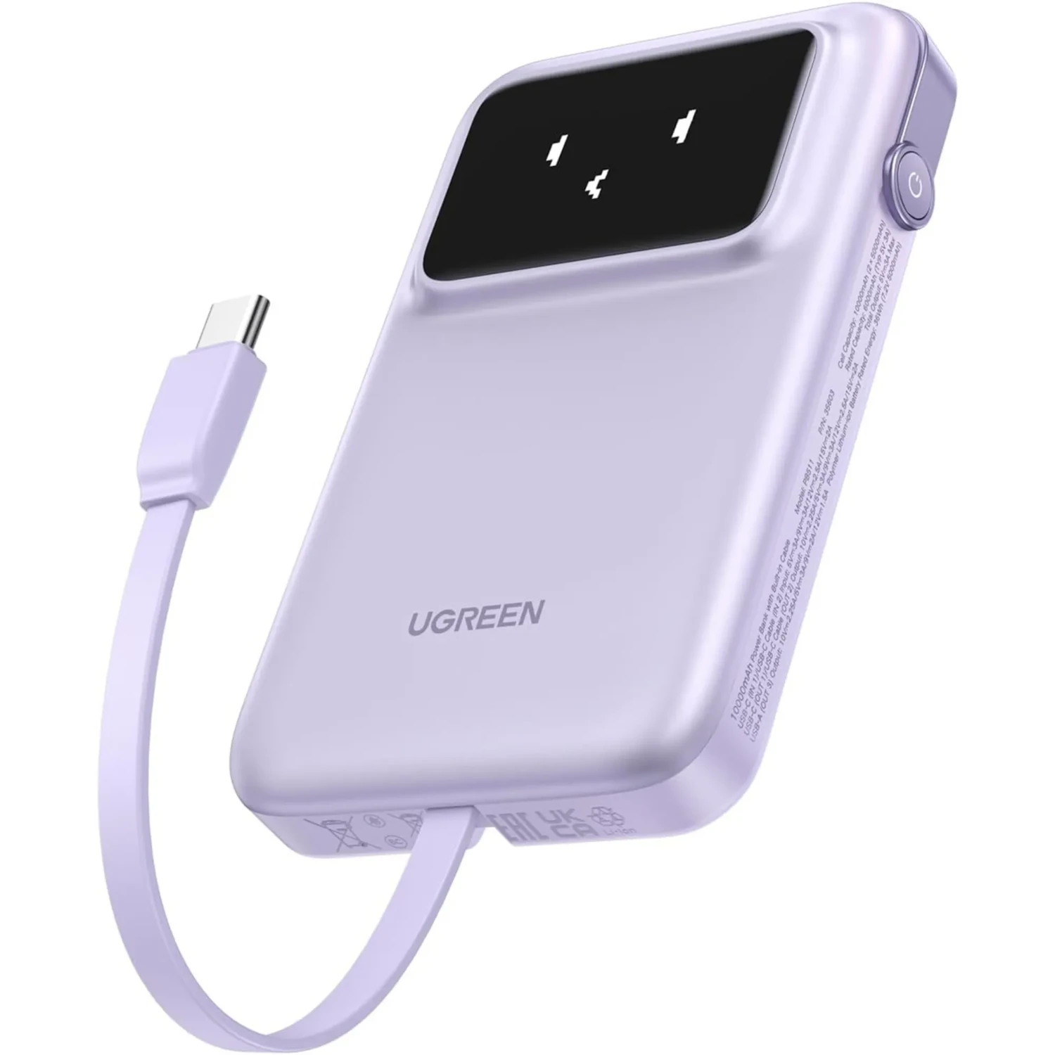 Power Bank Robot 30w 10000mah Purpura — foto 1