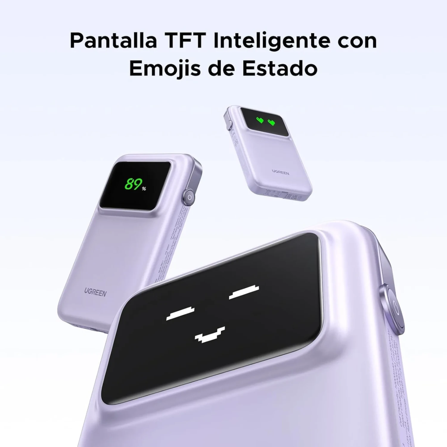 Power Bank Robot 30w 10000mah Purpura — foto 3