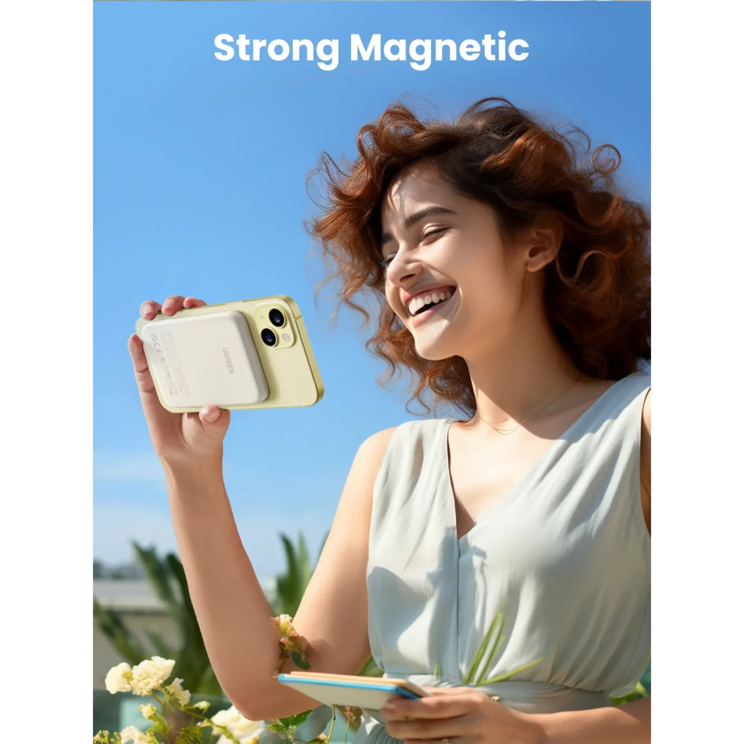 Power Bank Ugreen 5000mah 15w Beige — foto 5
