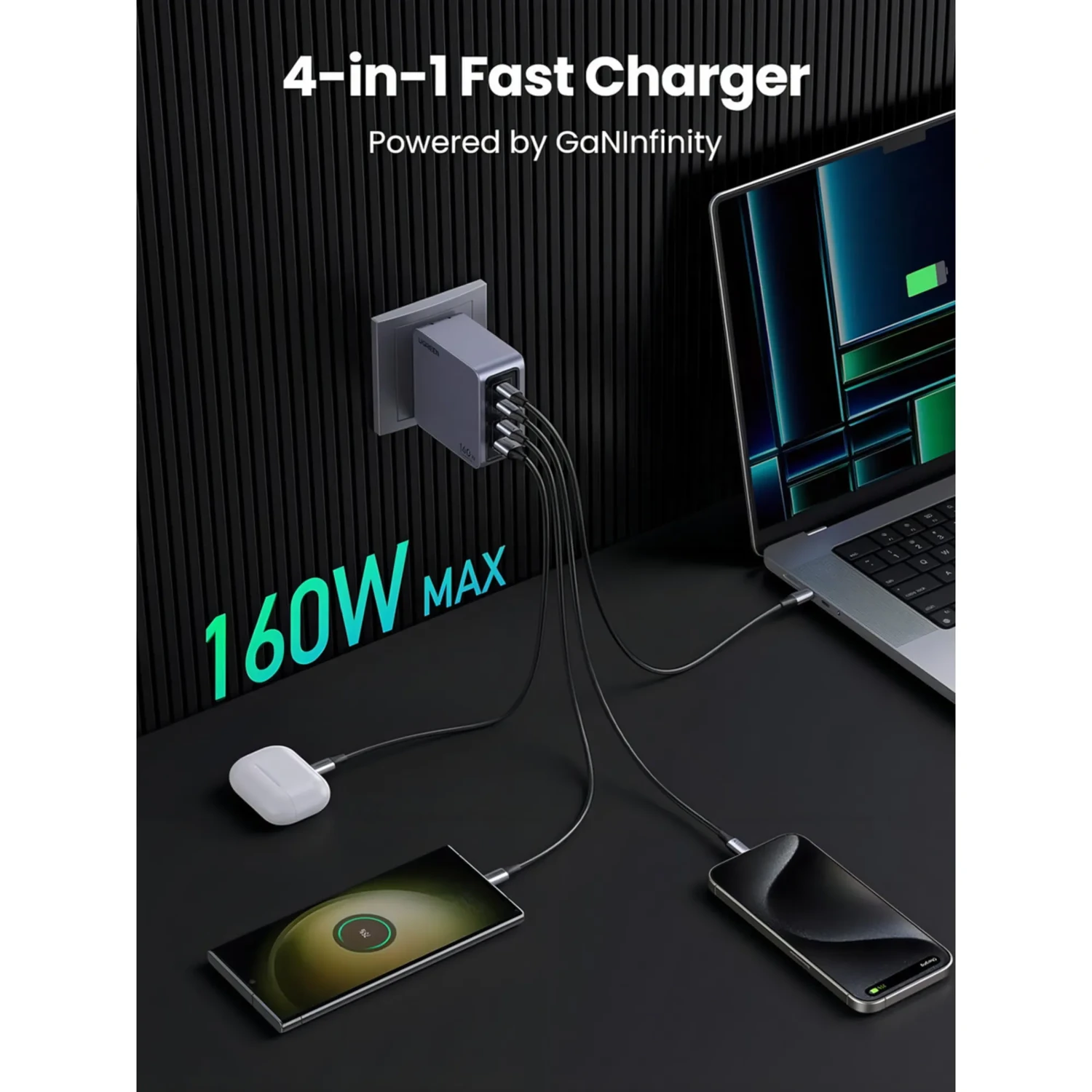 Ugreen Nexode Pro 160w — foto 4