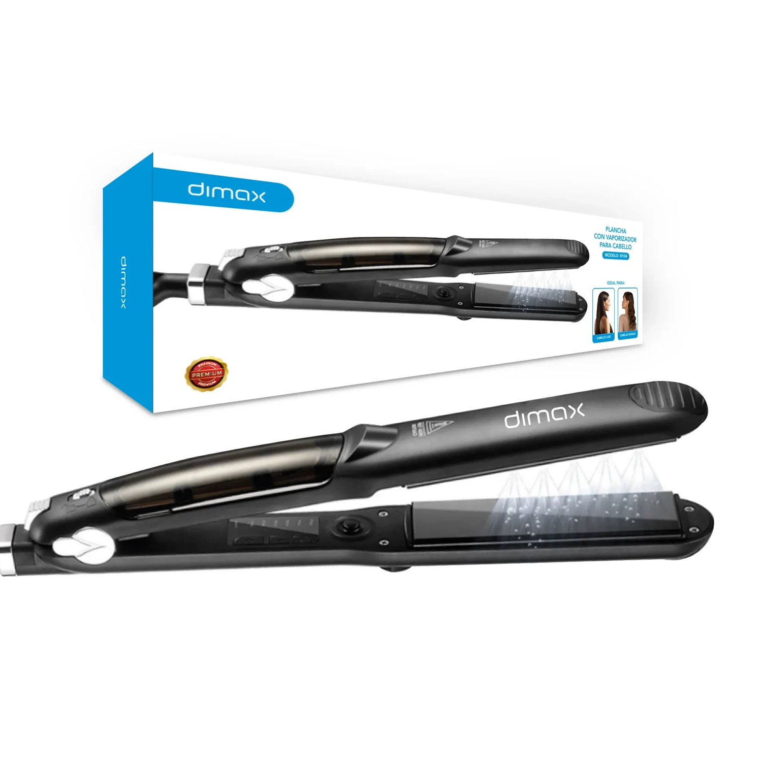 Plancha con Vaporizador para Cabello — foto 3