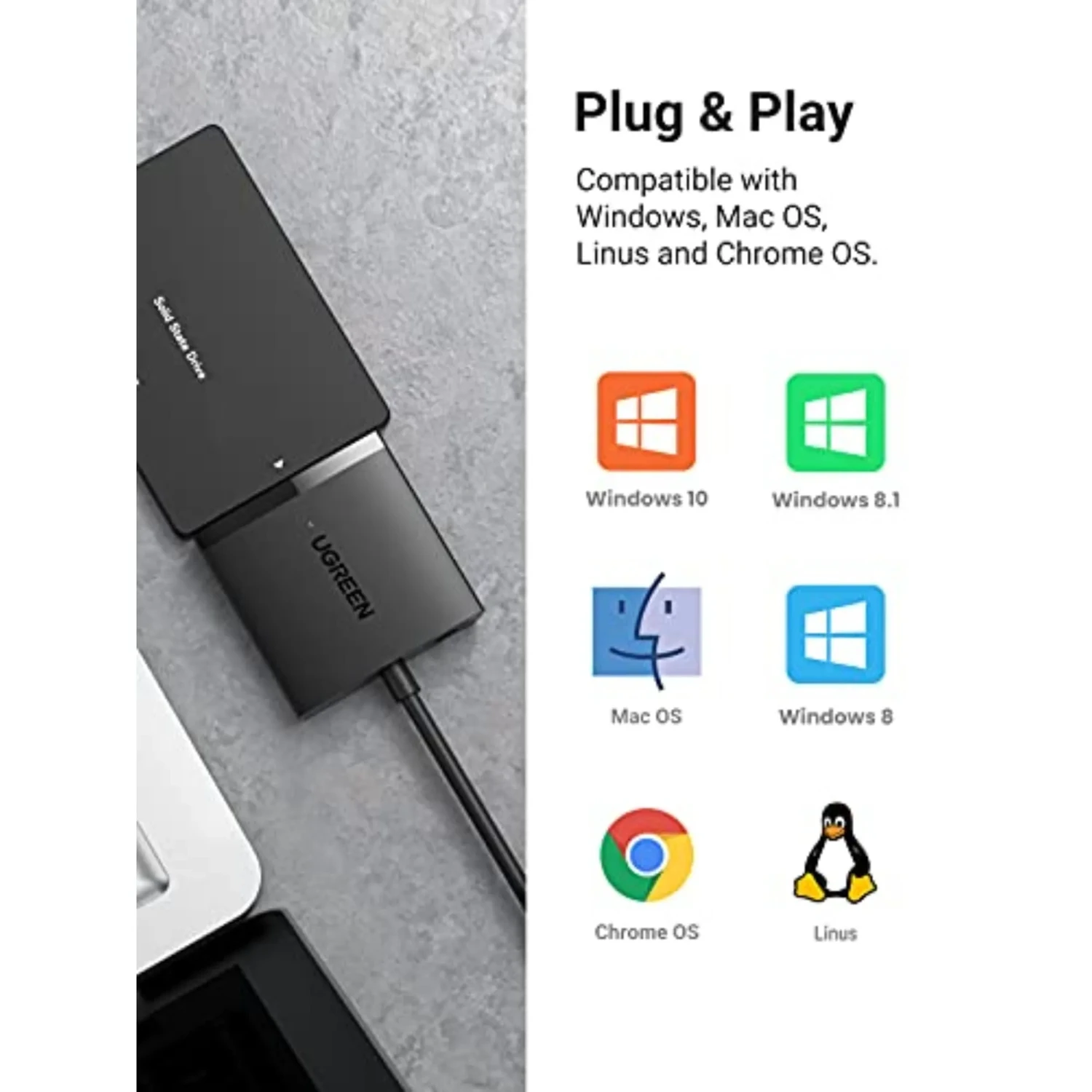 Adaptador USB 3.0 a SATA 1/2/3 — foto 2